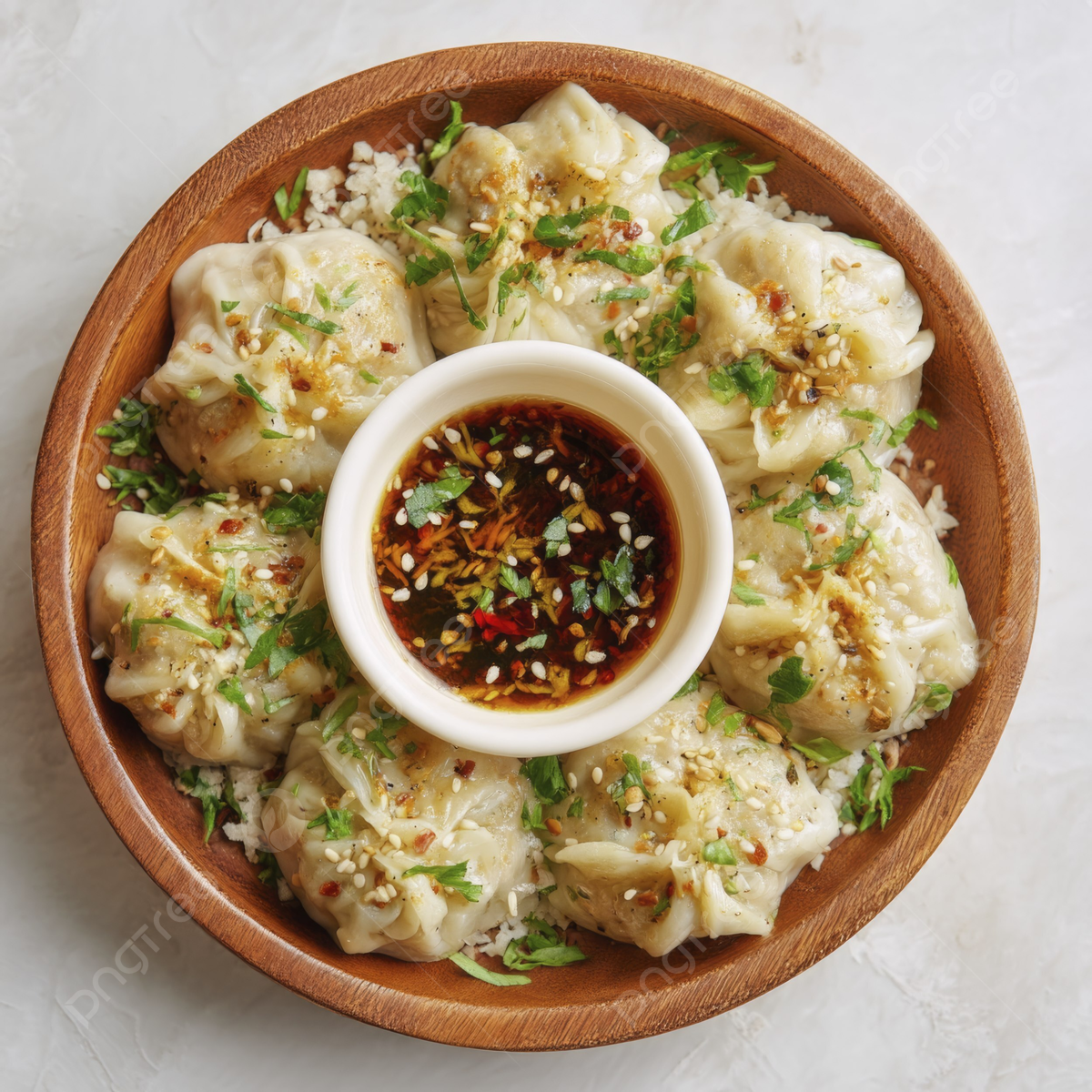 1200x1200 Steamed Chicken Momo Dumplings With Dipping Sauce, Chicken Momo, Dumplings, Himalayan Background Image And Wallpaper for Free Download