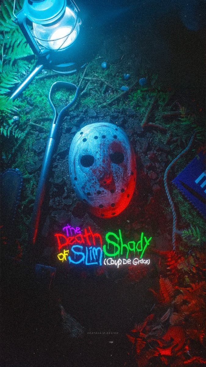 675x1200 THE DEATH OF SLIM SHADY WALLPAPER 4K