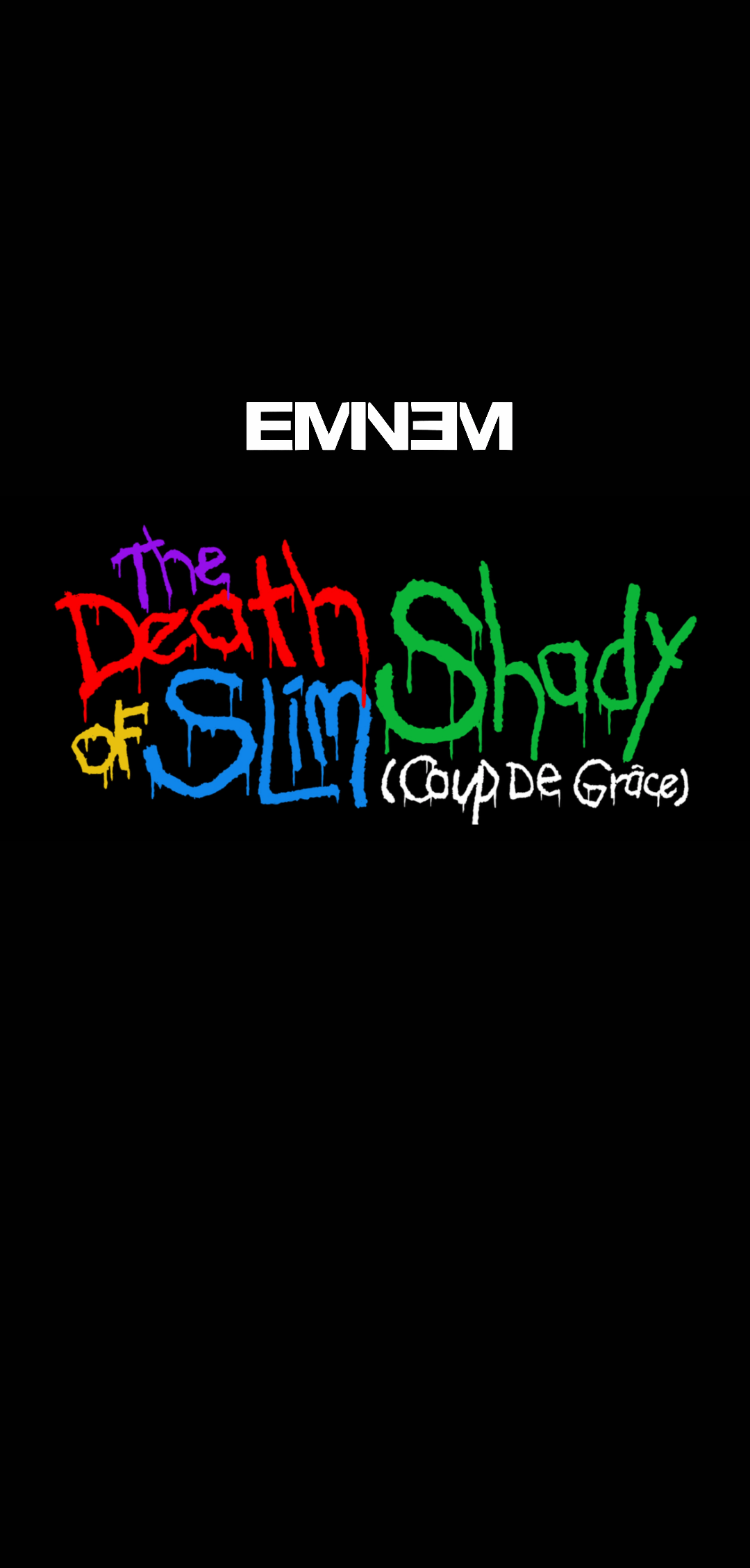 1080x2259 The Death of Slim Shady Wallpaper