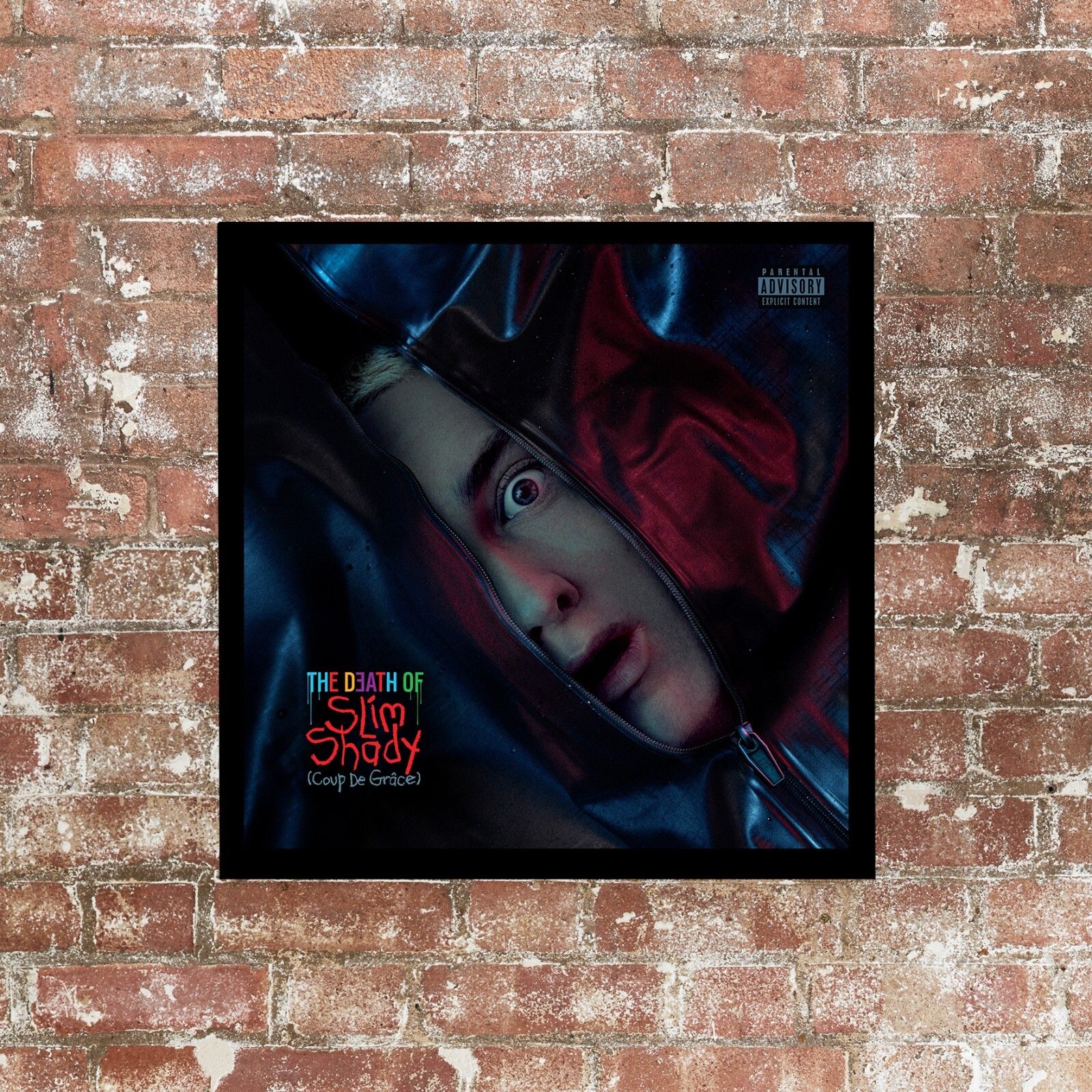 1600x1600 Framed Album Cover Print Death of Slim Shady (Coup De Grace)