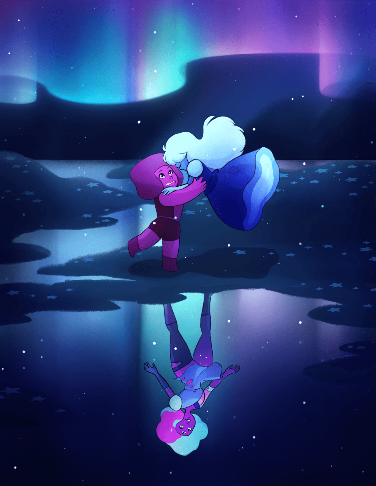 1280x1656 Steven Universe Ruby And Saphire Wallpaper