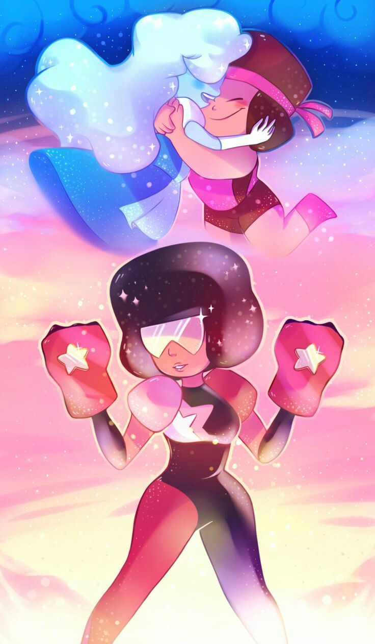 736x1261 Pearl and ruby fusion. Sapphire and ruby wallpaper, Garnet and sapphire, Ruby and sapphire steven
