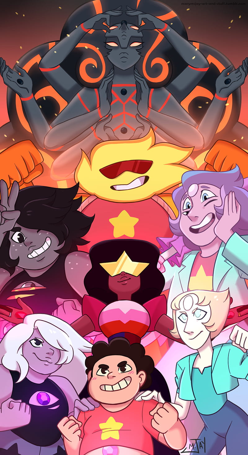 800x1467 WE are CRYSTAL GEMS, steven universe, garnet, ruby, sapphire, amethyst, pearl, HD phone wallpaper