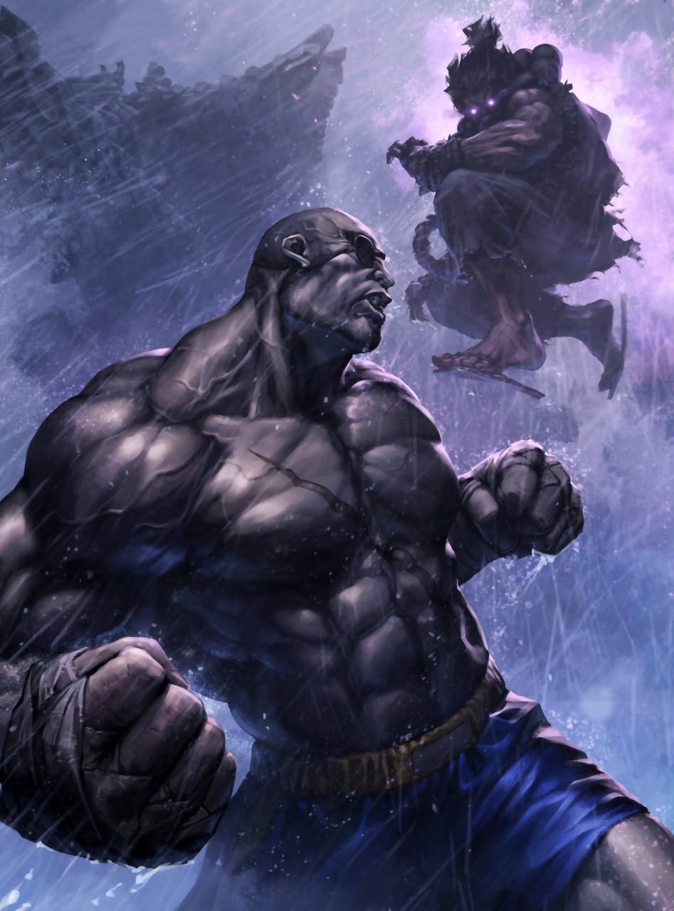 947x1280 Sagat vs Akuma wallpaper