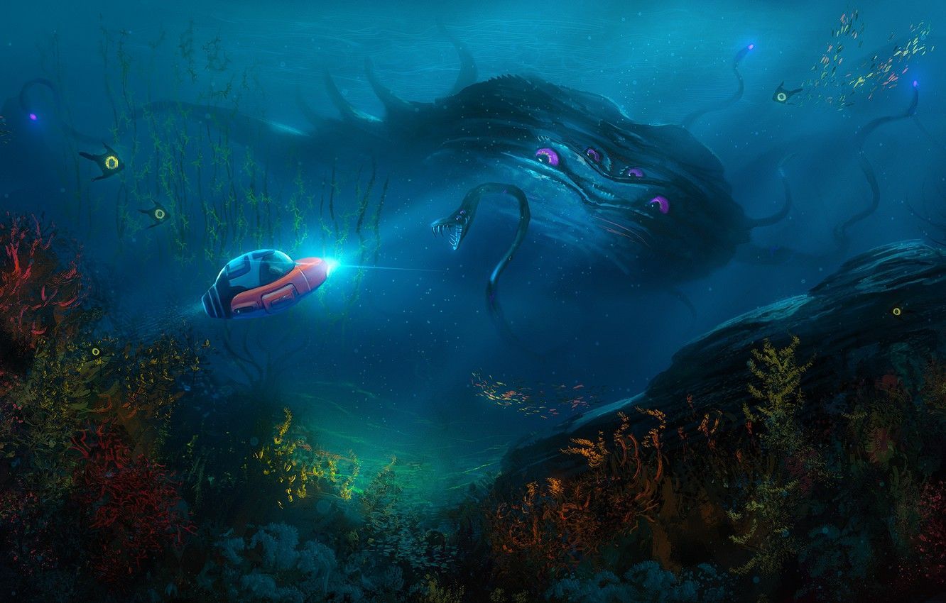 1332x850 Sea Snake Wallpaper