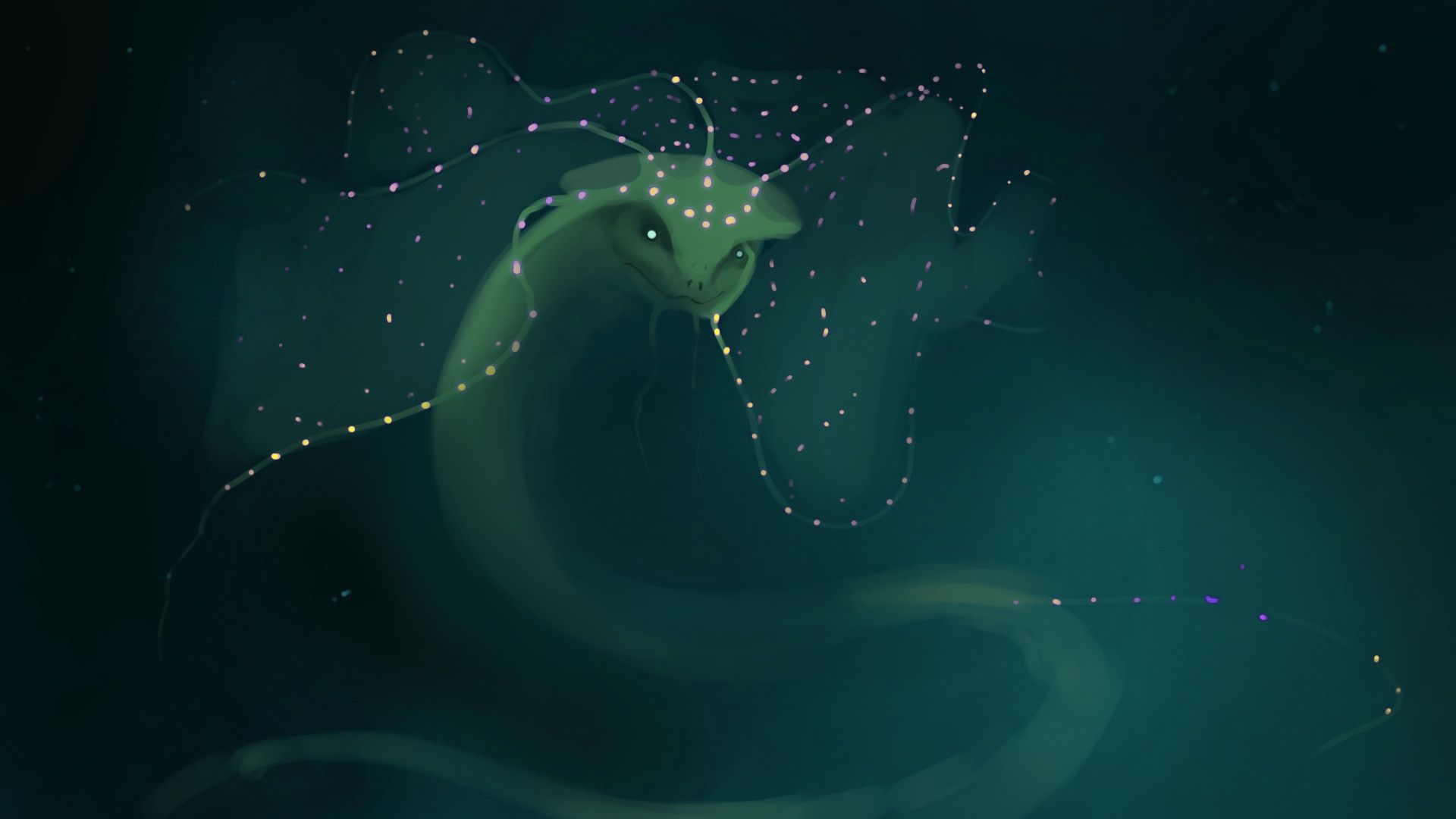 1920x1080 Deep Sea Snake