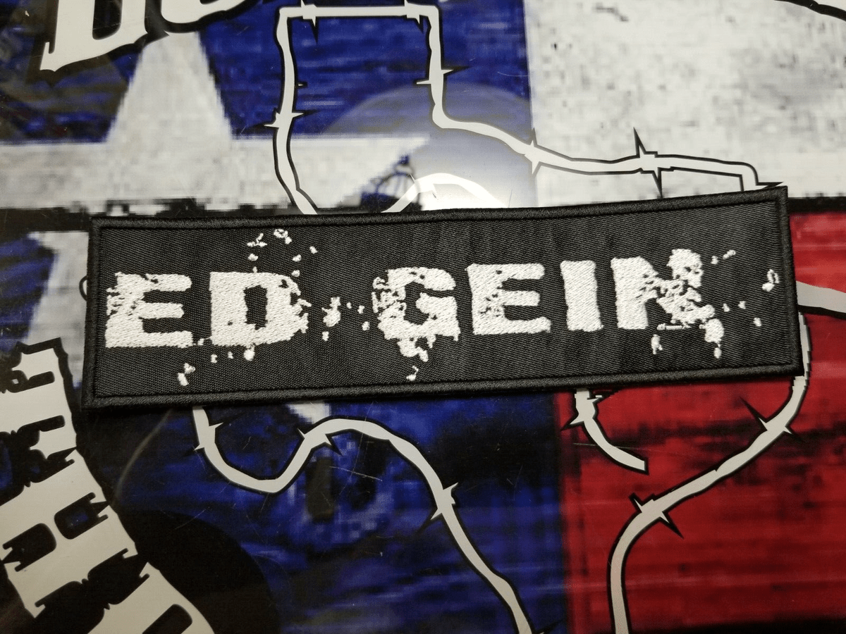 1200x900 EMBROIDERED ED GEIN GRINDCORE BAND PATCH (Please Read Ad)