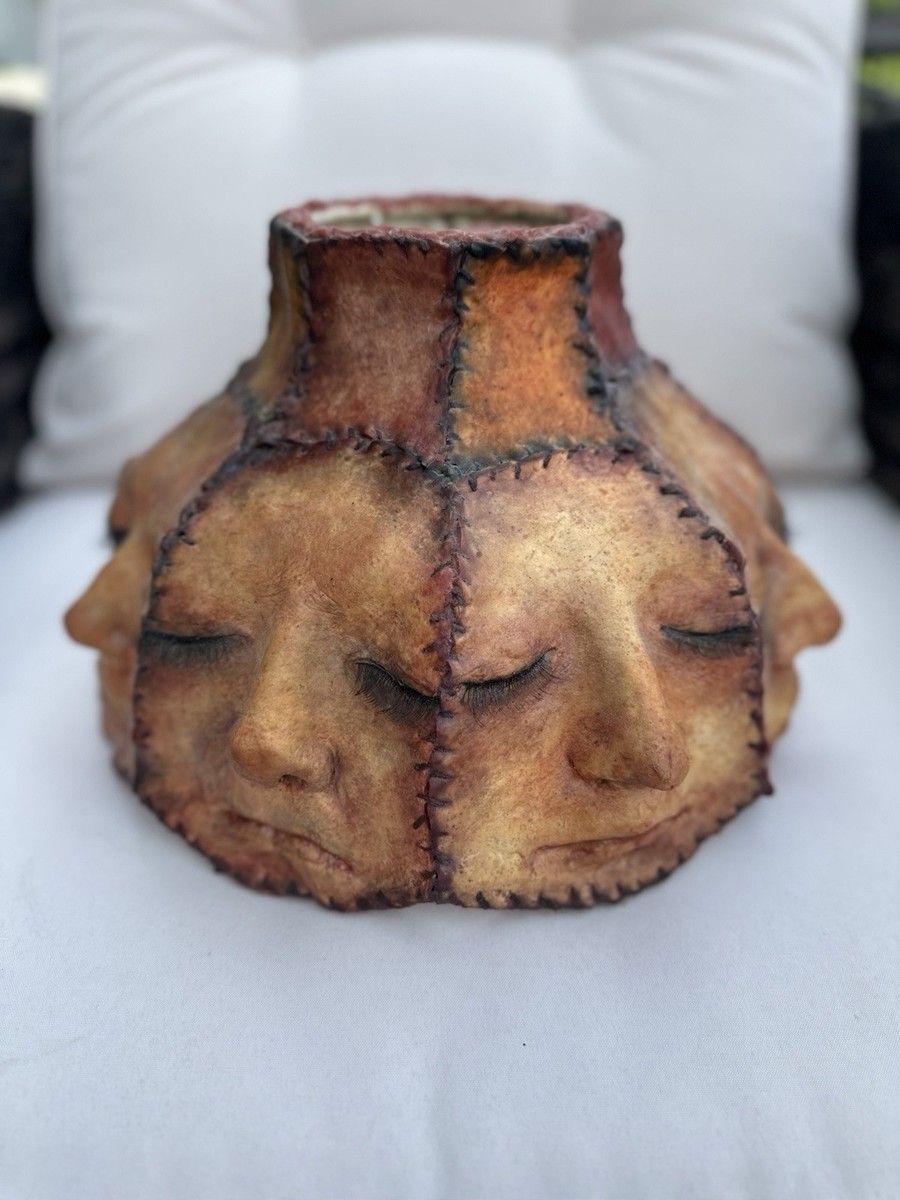 900x1200 Human Face lampshade Halloween Ed Gein butterflyFX ARTWORK