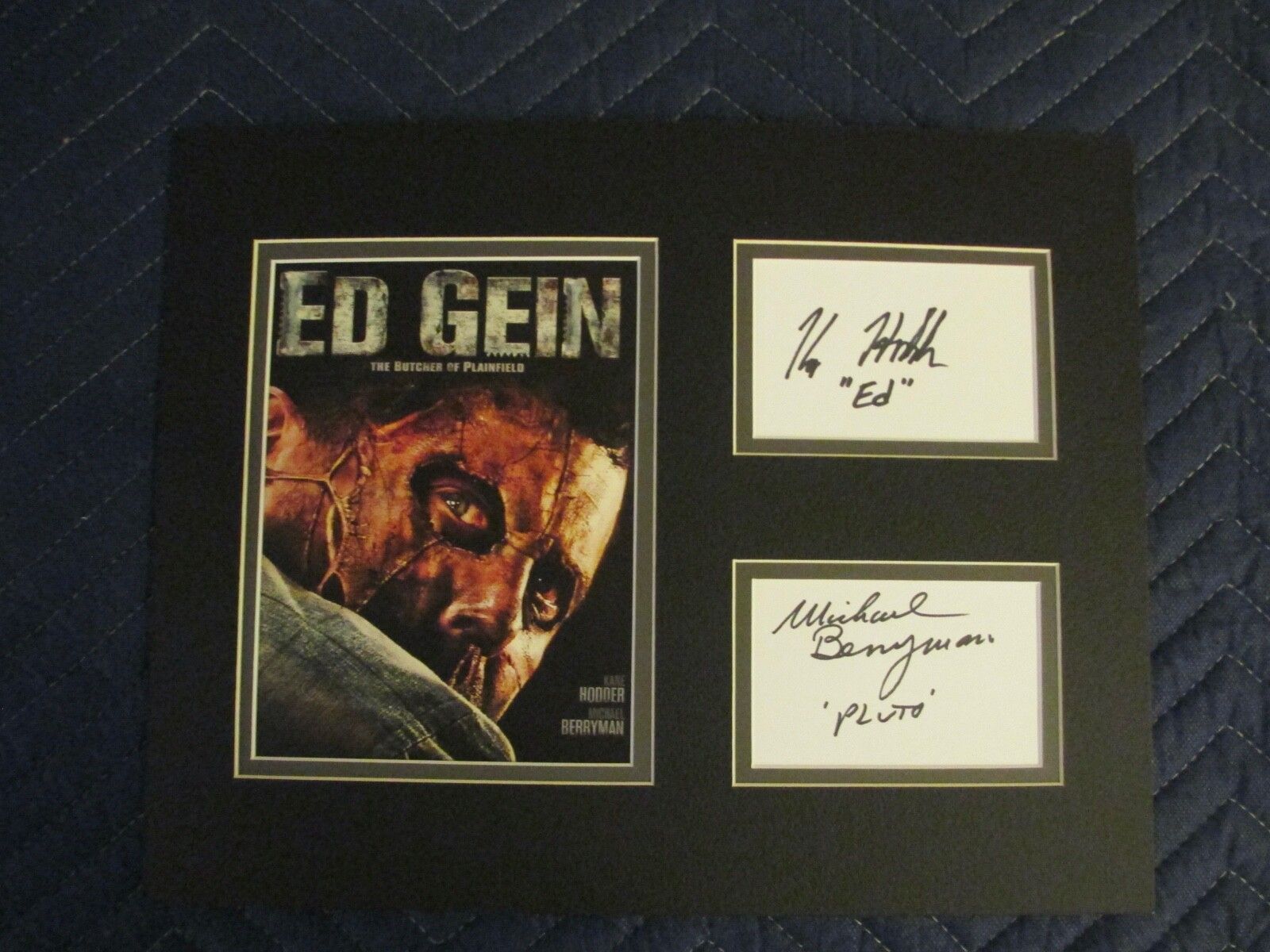 1600x1200 Ed Gein: The Butcher of Plainfield Autograph Kane Hodder and Michael Berryman