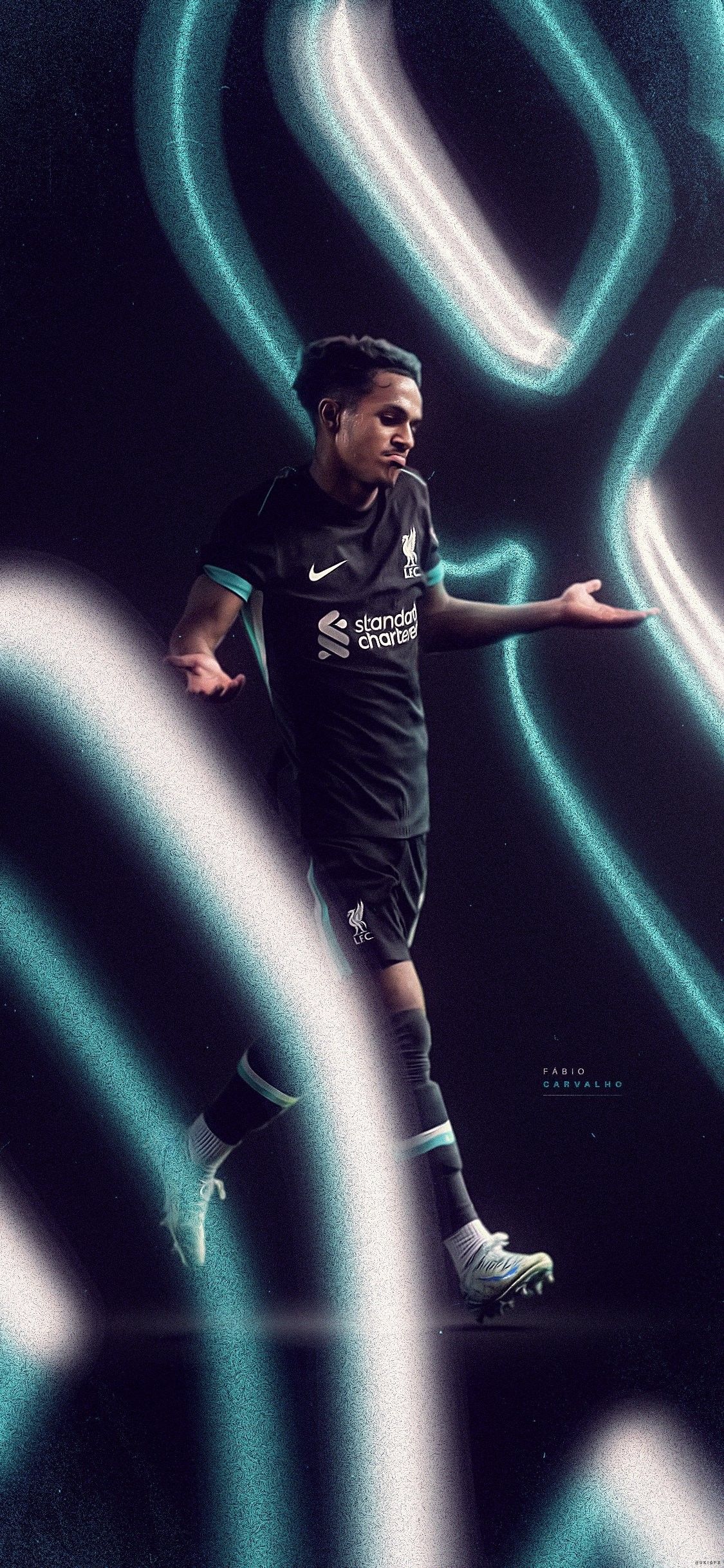 1125x2436 X LFC Fabio Carvalho ideas. liverpool players, liverpool, liverpool fc art