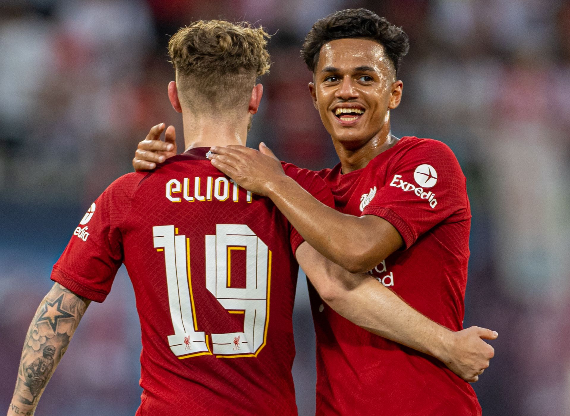 1918x1400 Anfield Watch on X: Fabio Carvalho on playing with Harvey Elliott: It's just amazing. We've grown up together, we've gone to school together, being together every day