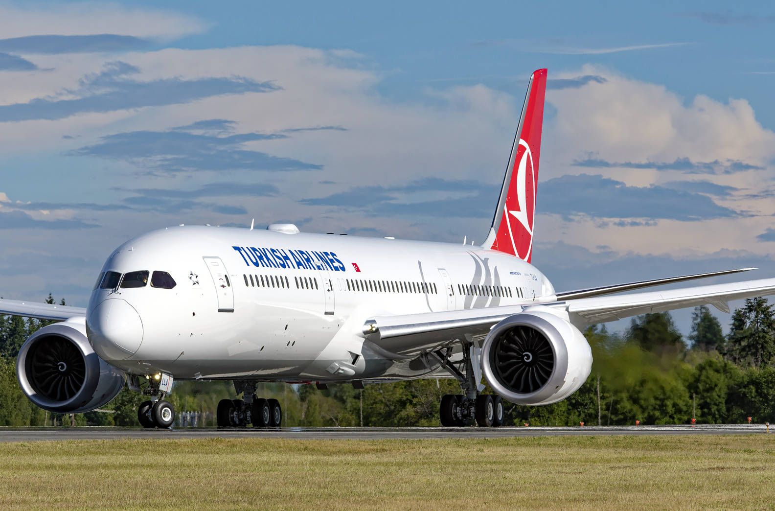 1584x1044 Download Majestic Beauty Of Turkish Airlines Boeing 787 9 Dreamliner Wallpaper