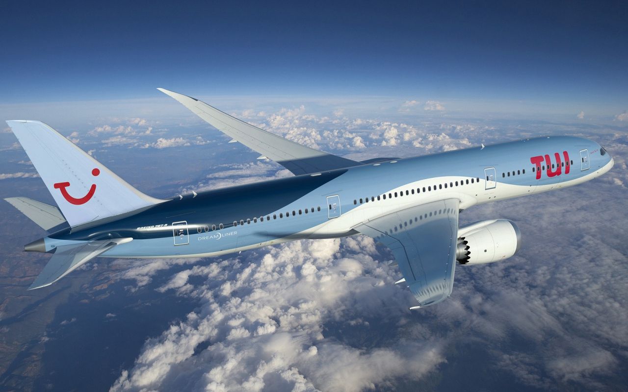 1280x800 Boeing 787 9 German Travel Company TUI Group Desktop Wallpaper 1280x800