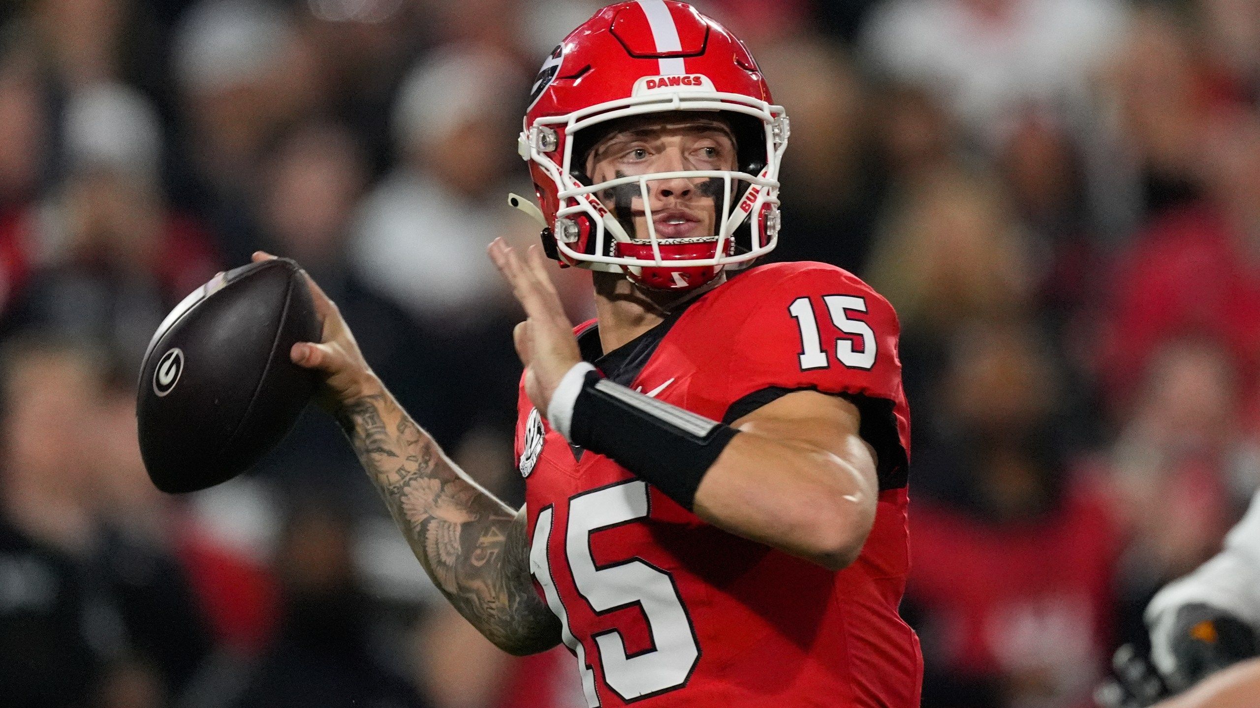 2560x1440 Georgia QB Carson Beck enters transfer portal and delays NFL draft plans, reports say