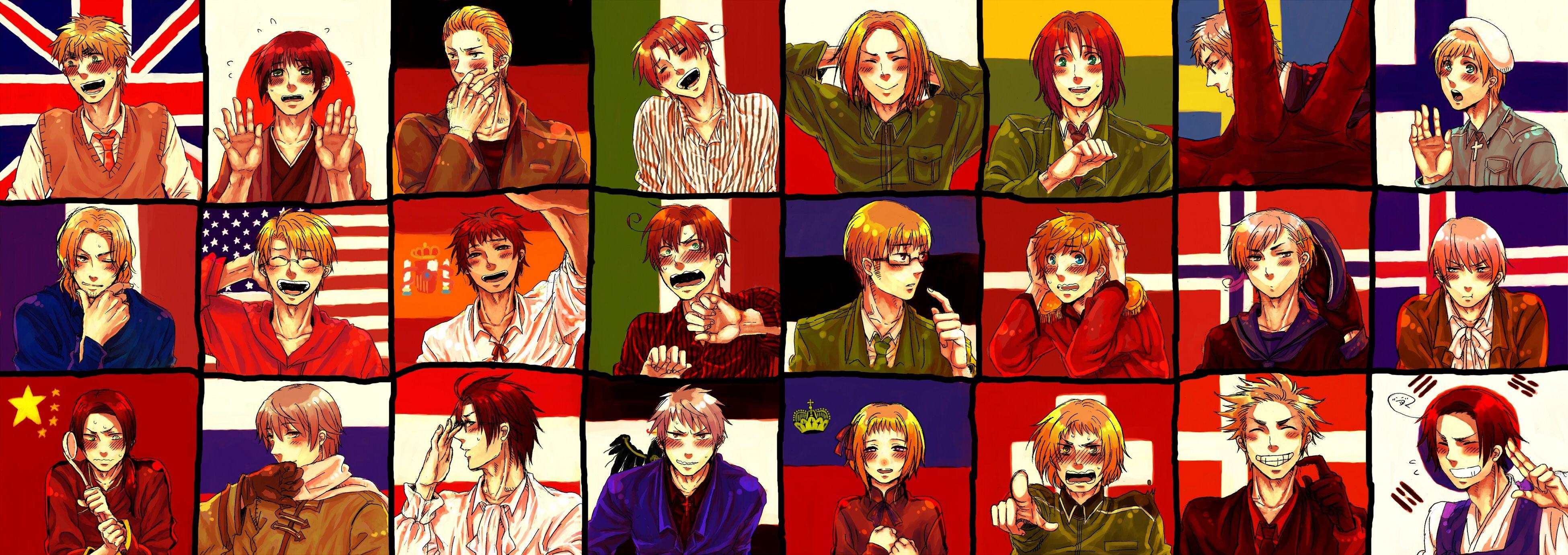 3900x1381 Hetalia Axis Powers Wallpaper .