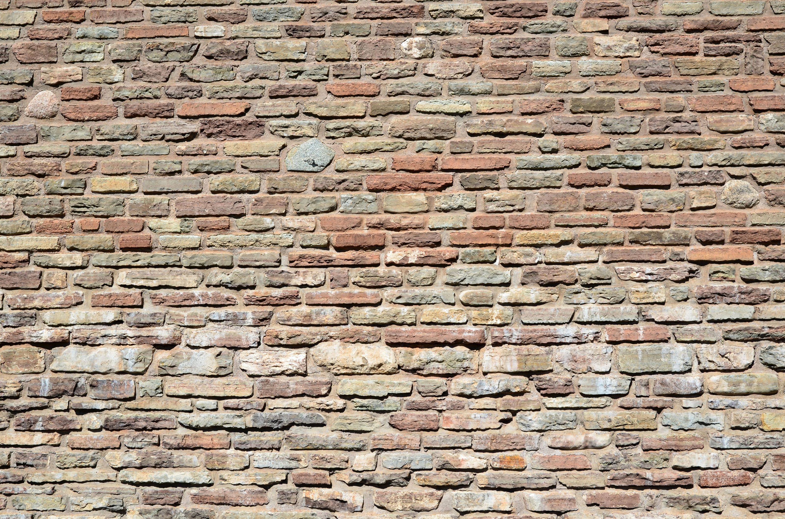 3200x2119 Background of Old Brick Wall Wall Mural