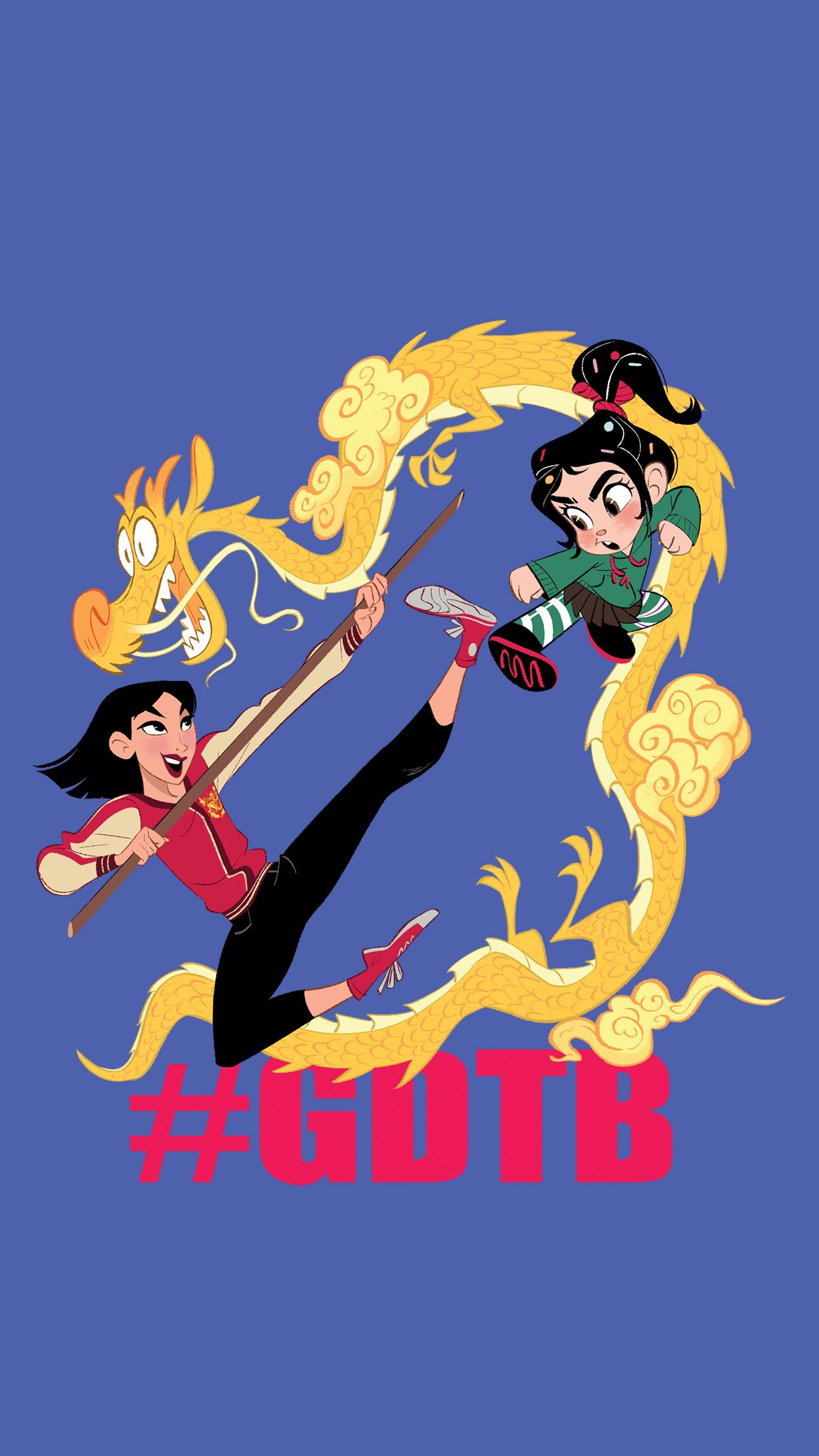 1242x2208 Phone wallpaper: Disney Princesses Ralph Breaks the Internet in comfy clothes