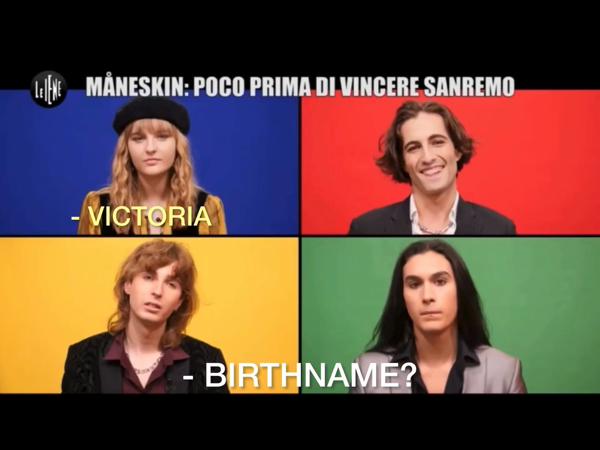 1920x1440 Måneskin interview on “Le Iene” with English subtitles!