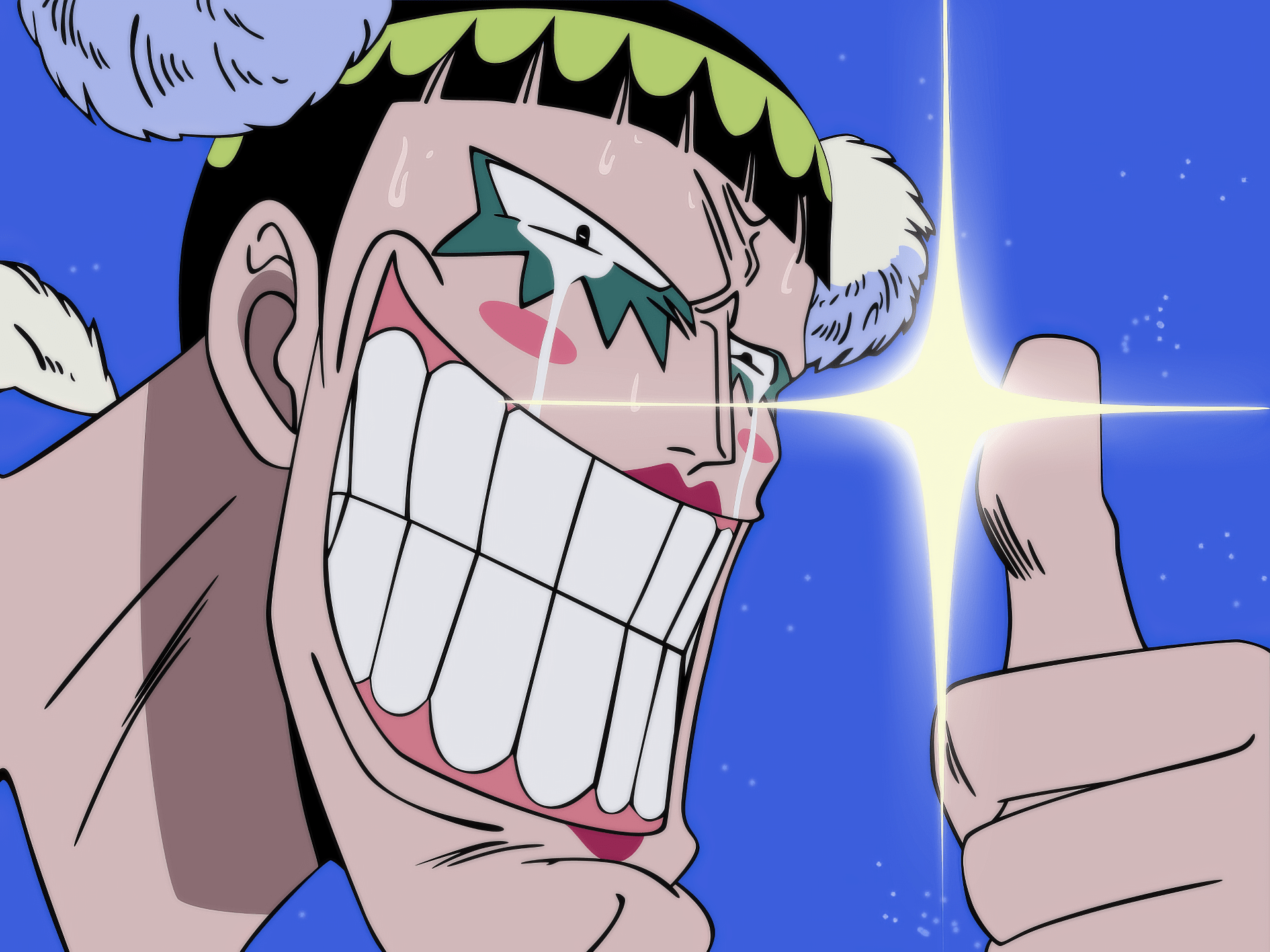 1920x1440 HD Wallpaper of Bentham from One Piece: A Vibrant Anime Adventurex1440