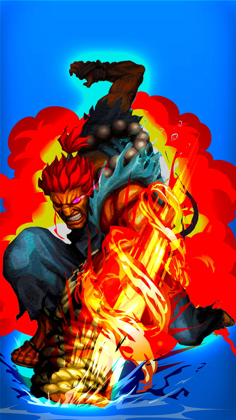 800x1422 Akuma White in Black, fear, street fighter, black, nightmare, dark, strong, akuma, HD wallpaper