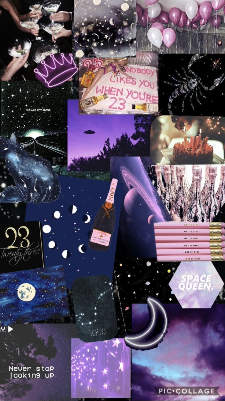 736x1309 birthday aesthetic collage