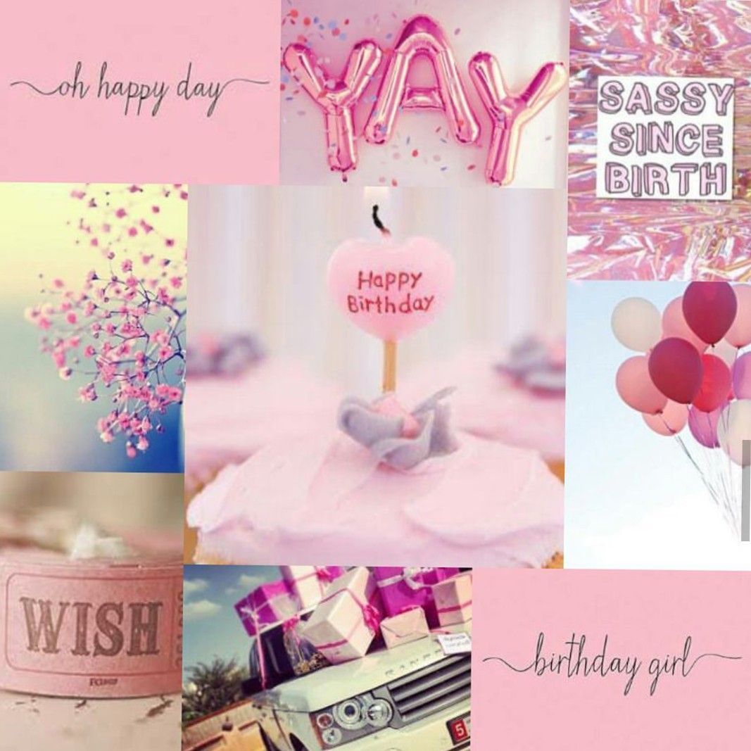 1067x1067 Birthday Collage Wallpaper