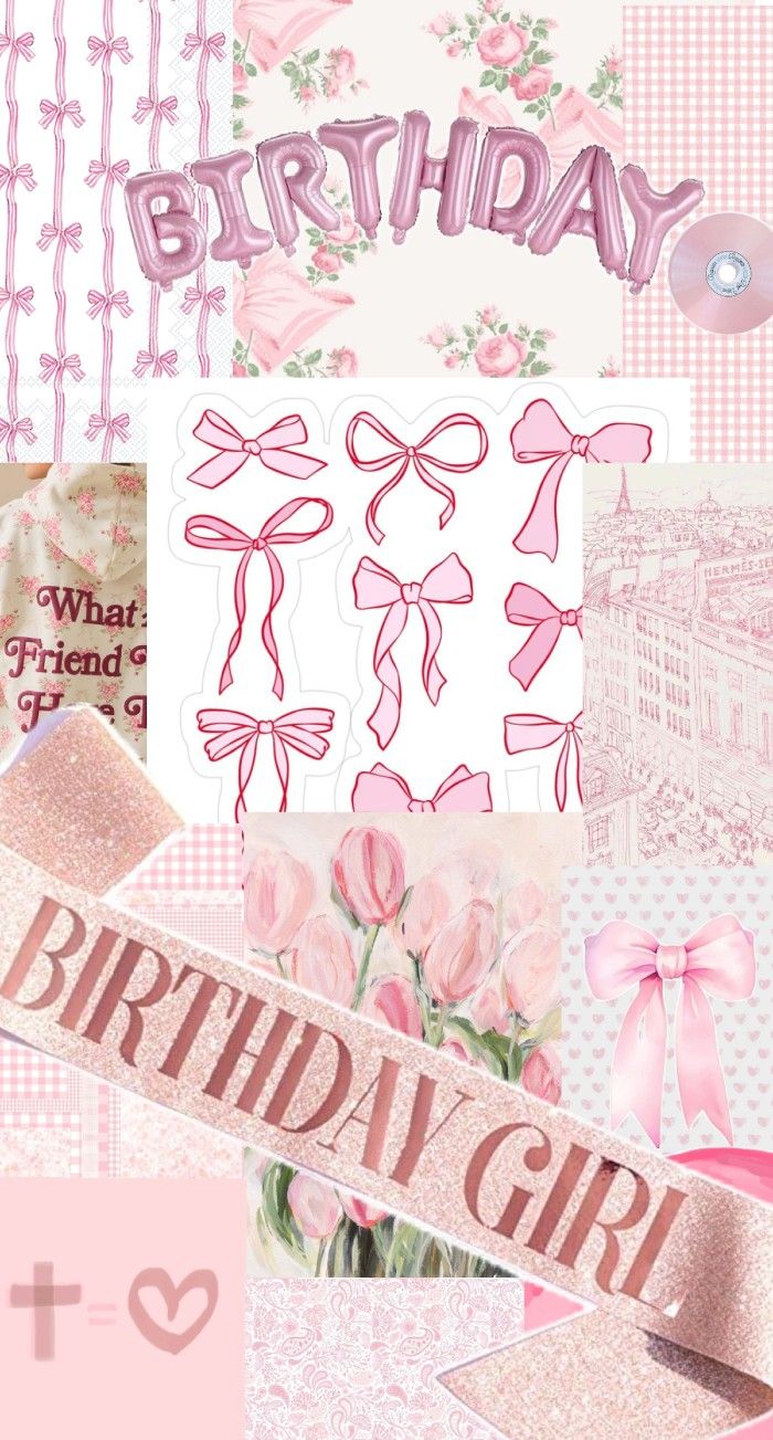 700x1303 Pink Coquette Birthday Girl Aesthetic Lock Screen Background Wallpaper