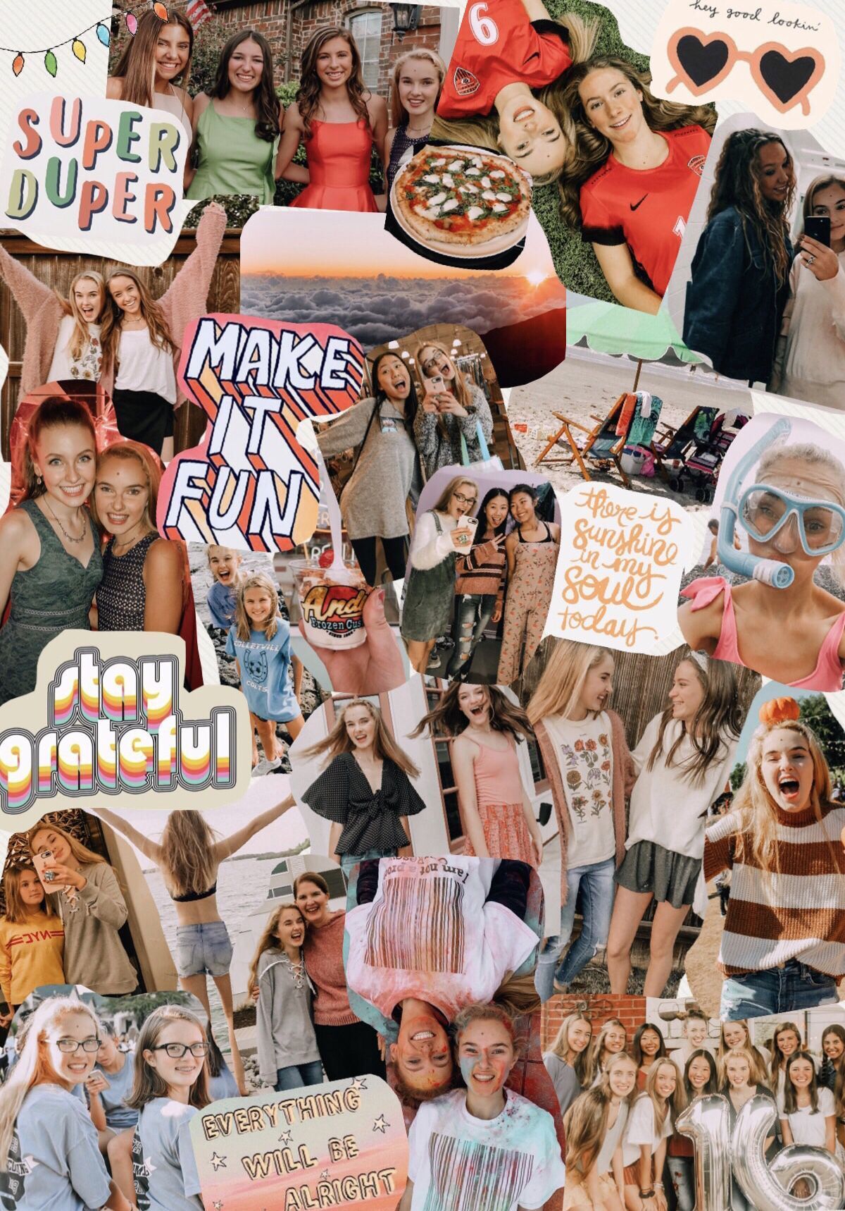 1200x1718 Birthday Collages Wallpaper