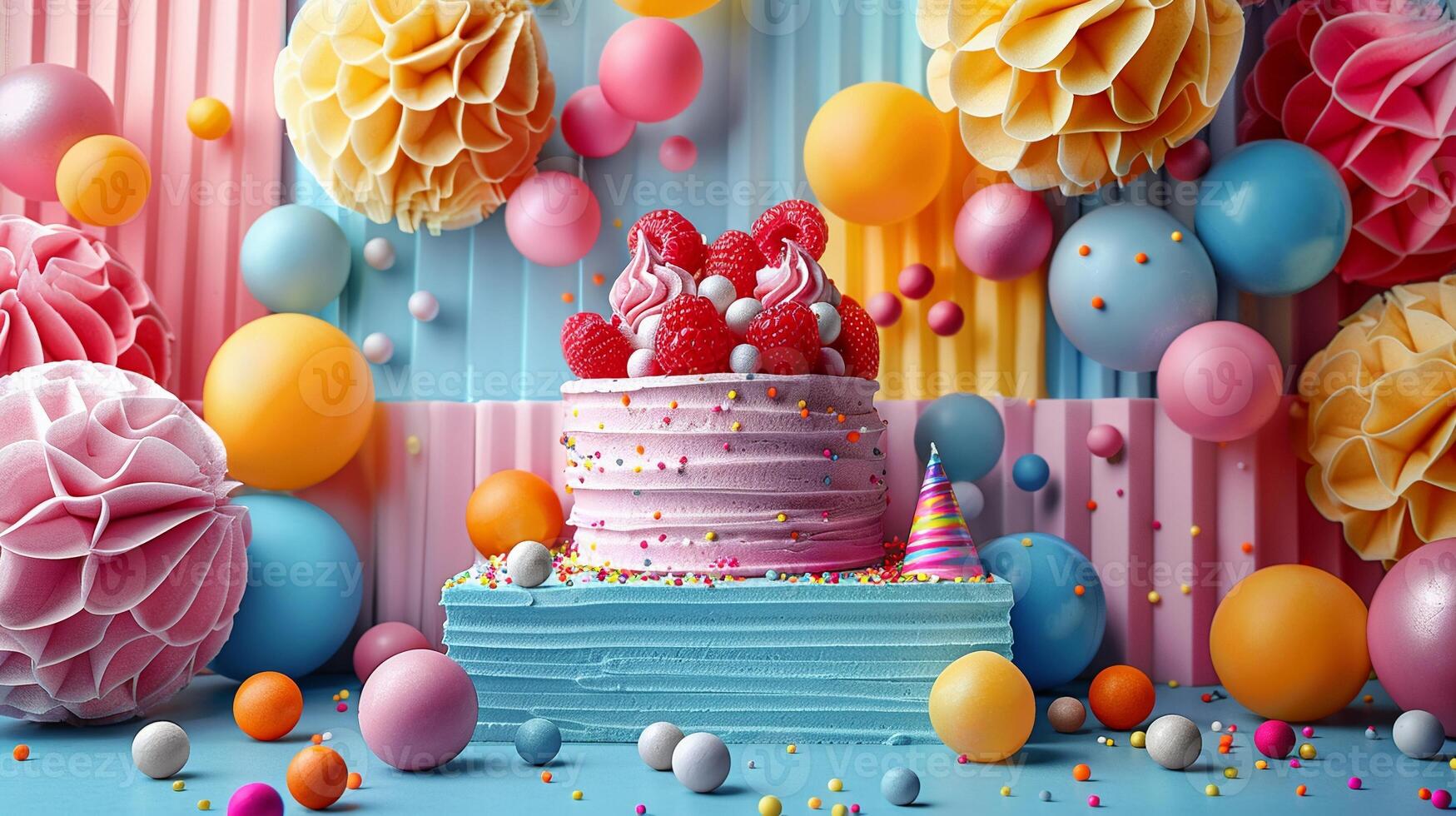 1749x980 Happy Birthday Banner With Photo , Image and Background for Free Download