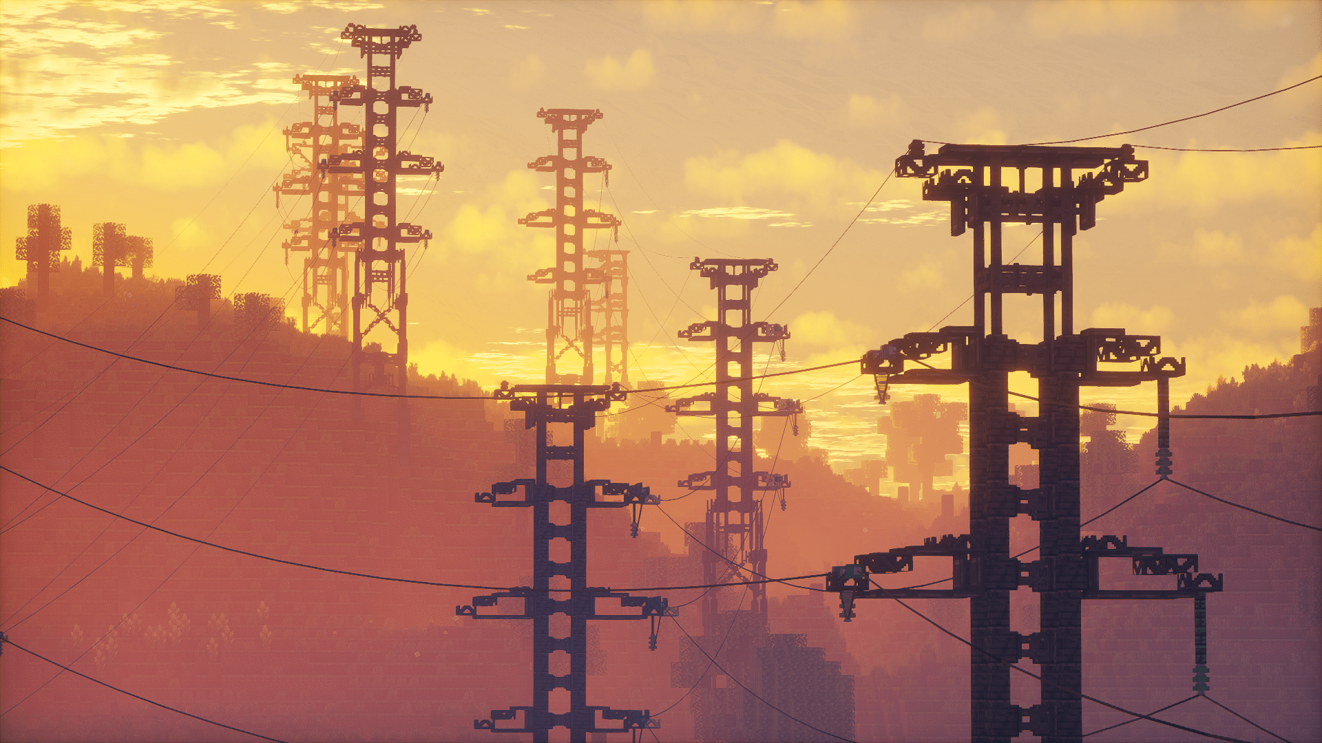 1920x1080 More Pylons! Along with showcases of them used in actual power lines
