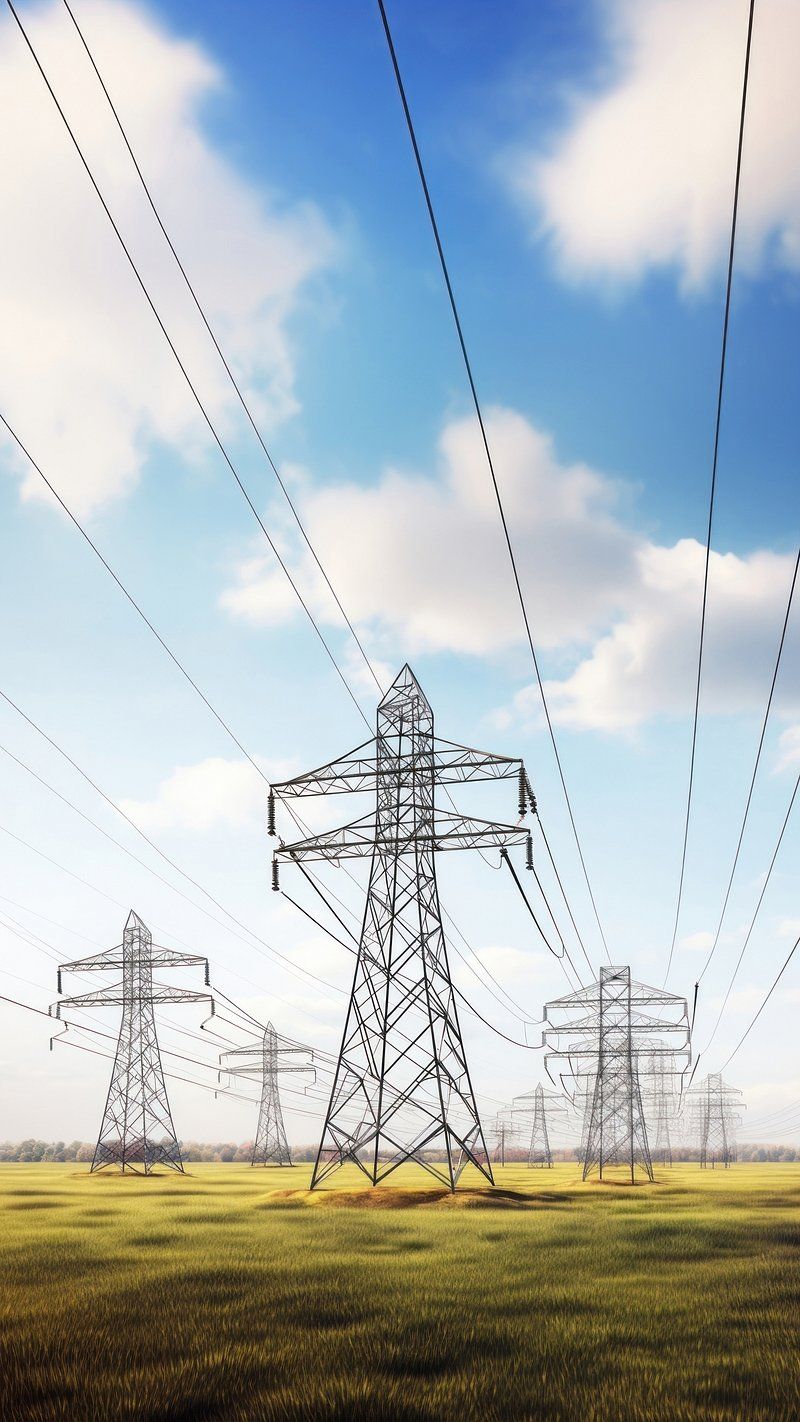 800x1422 Electricity pylons electricity cable electricity