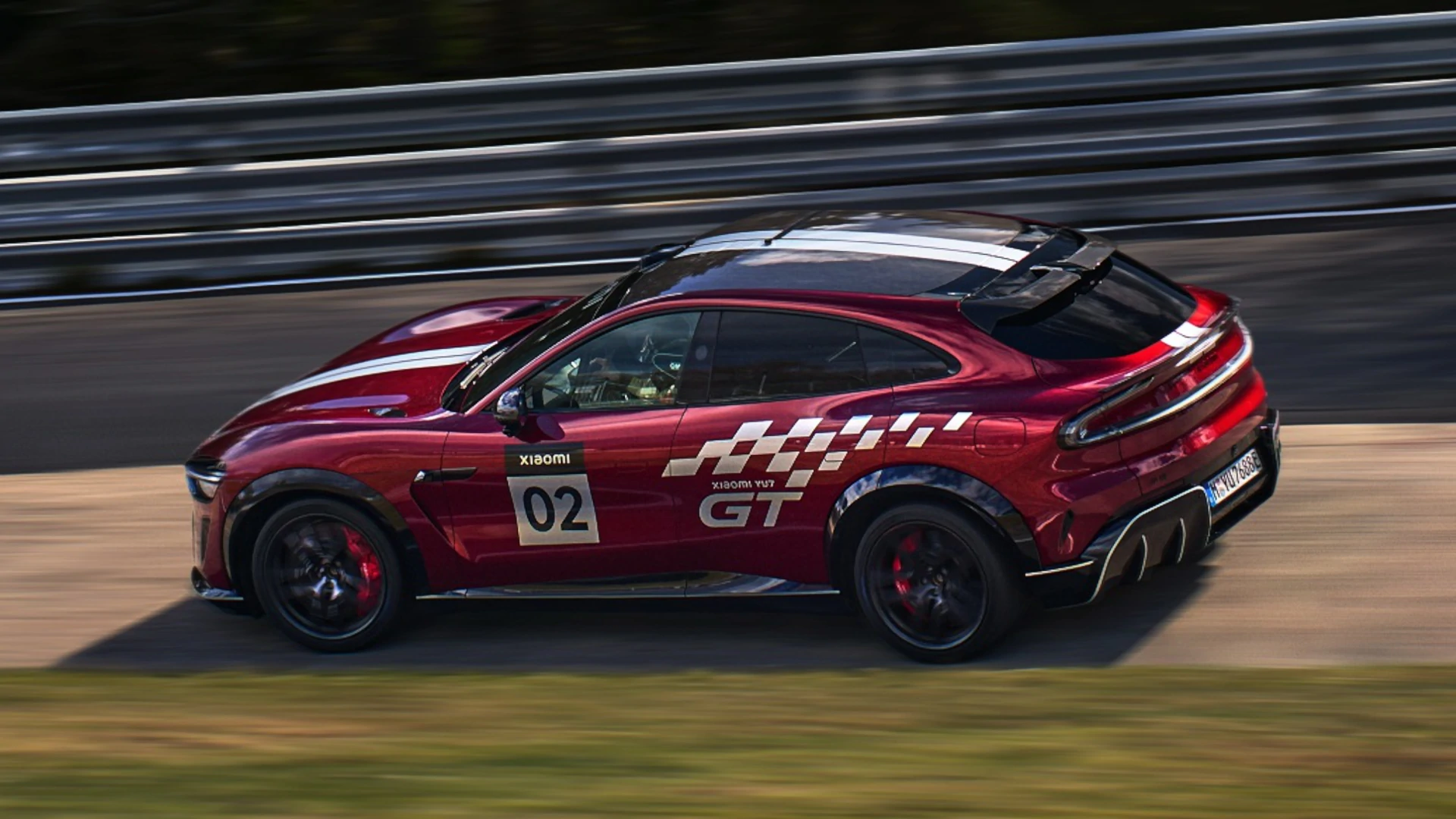 1920x1080 Xiaomi YU7 GT: New Nürburgring Nordschleife lap record