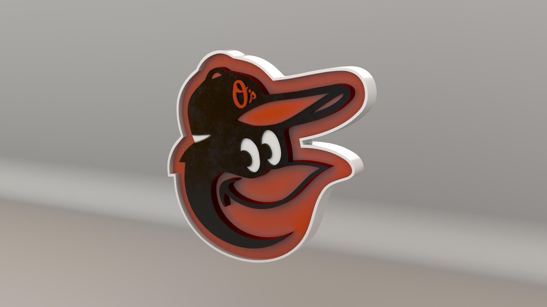 1920x1080 MLB Baltimore Orioles Team Logo