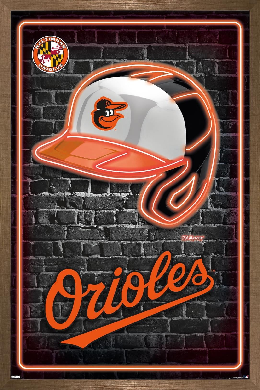 1085x1623 MLB Baltimore Orioles Helmet 23 Wall Poster, 22.375 x 34