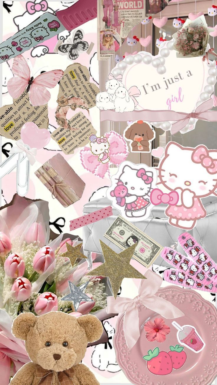 736x1308 hellokitty #edit #colage #wallpaper #aesthetic