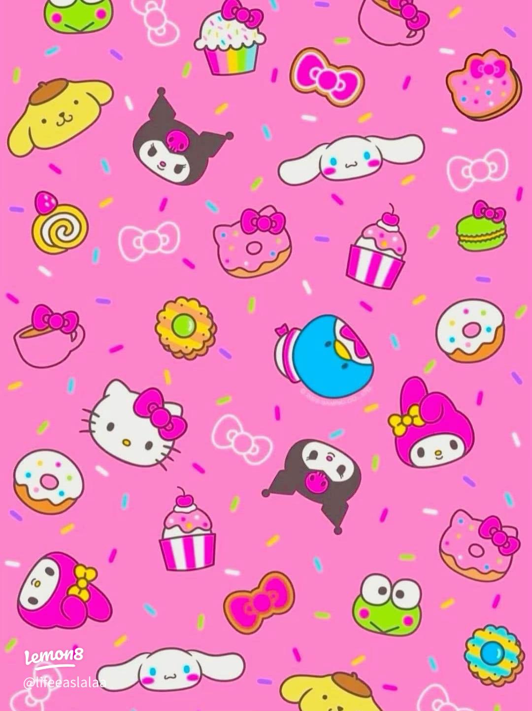 1080x1442 Hello Kitty Wallpaper: Pink Aesthetic, Collage & Pastel Ideas