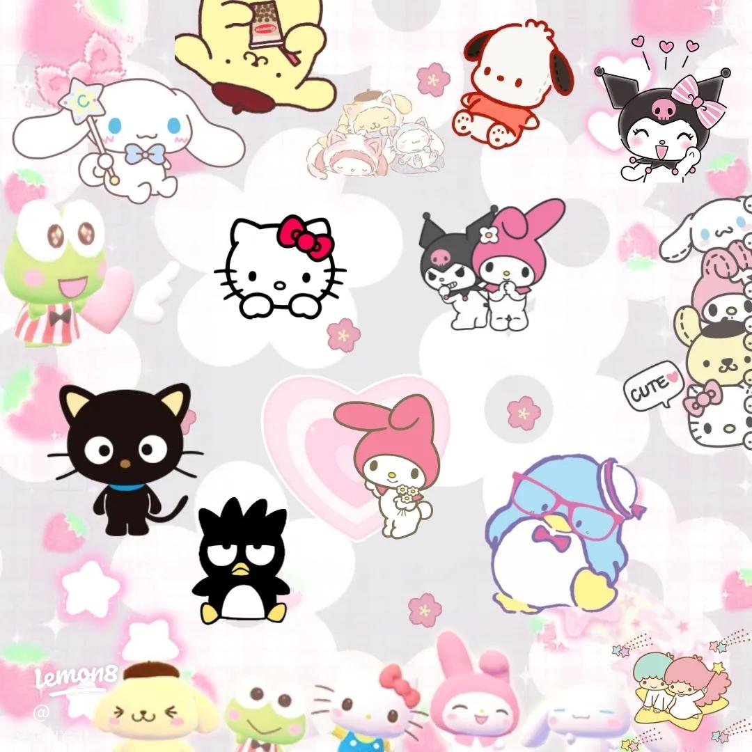 1080x1080 My Fave Aesthetic Pink Wallpaper: Hello Kitty, Sanrio & Cross!
