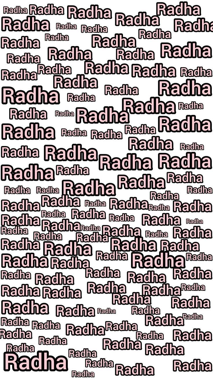 736x1308 Radha name wallpaper❤
