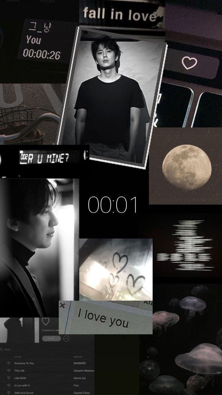 720x1280 Kim Nam Gil Wallpaper black
