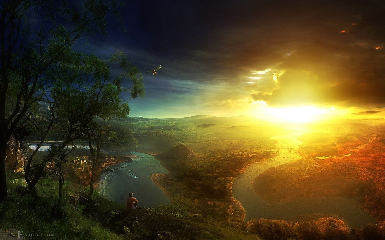 1280x800 Heaven Vs Hell 4K UHD Wallpaper for UltraHD Desktop and TV : Widescreen and UltraWide Display : Smartphone and Tablet Devices