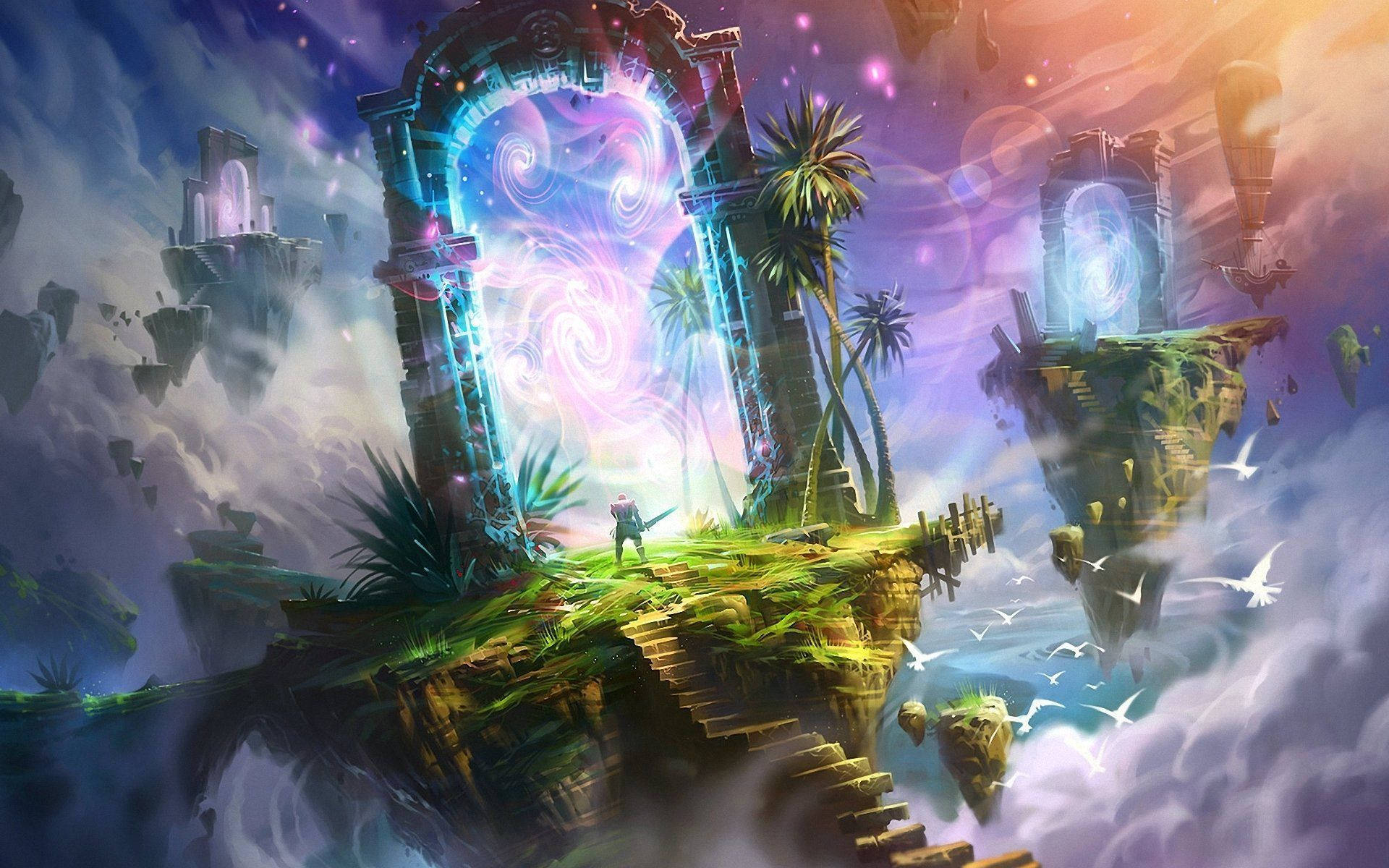 1920x1200 Download Magical Heaven Portal Wallpaper