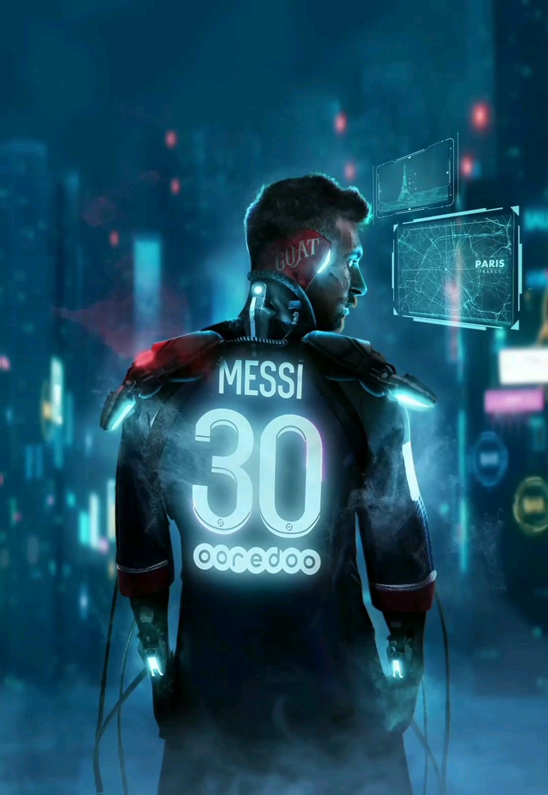 1080x1568 Messi live wallpaper