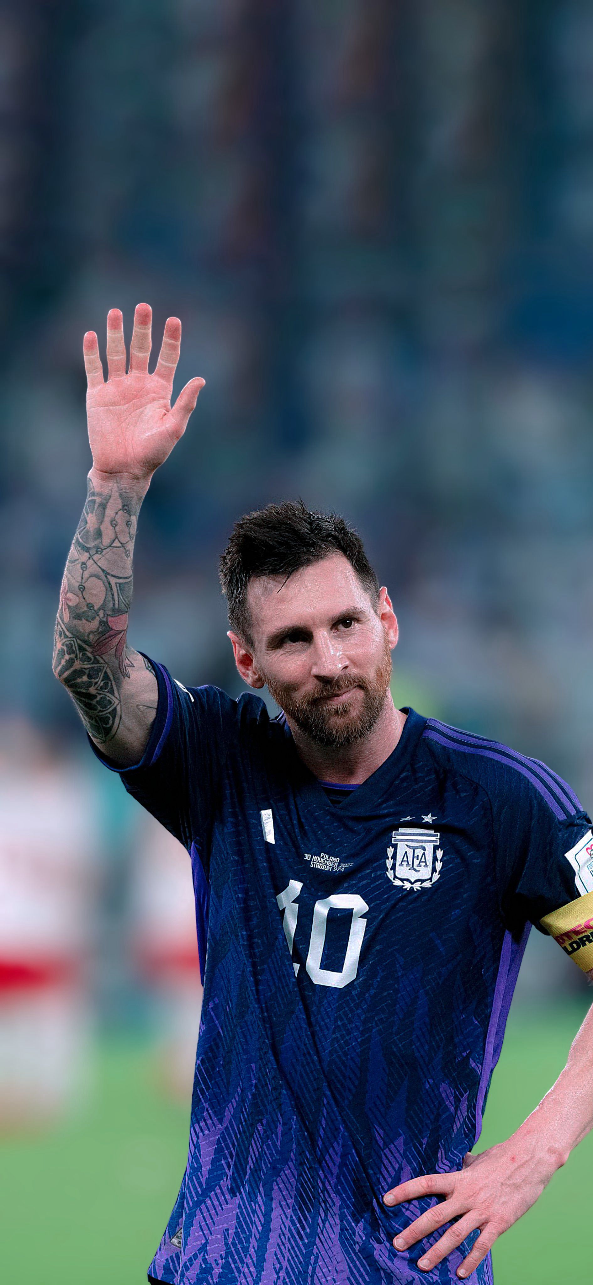1891x4096 4K & HD Messi Wallpaper for iPhone & Android Phones Free Download (FIFA World Cup Qatar 2022 Argentina vs Poland)