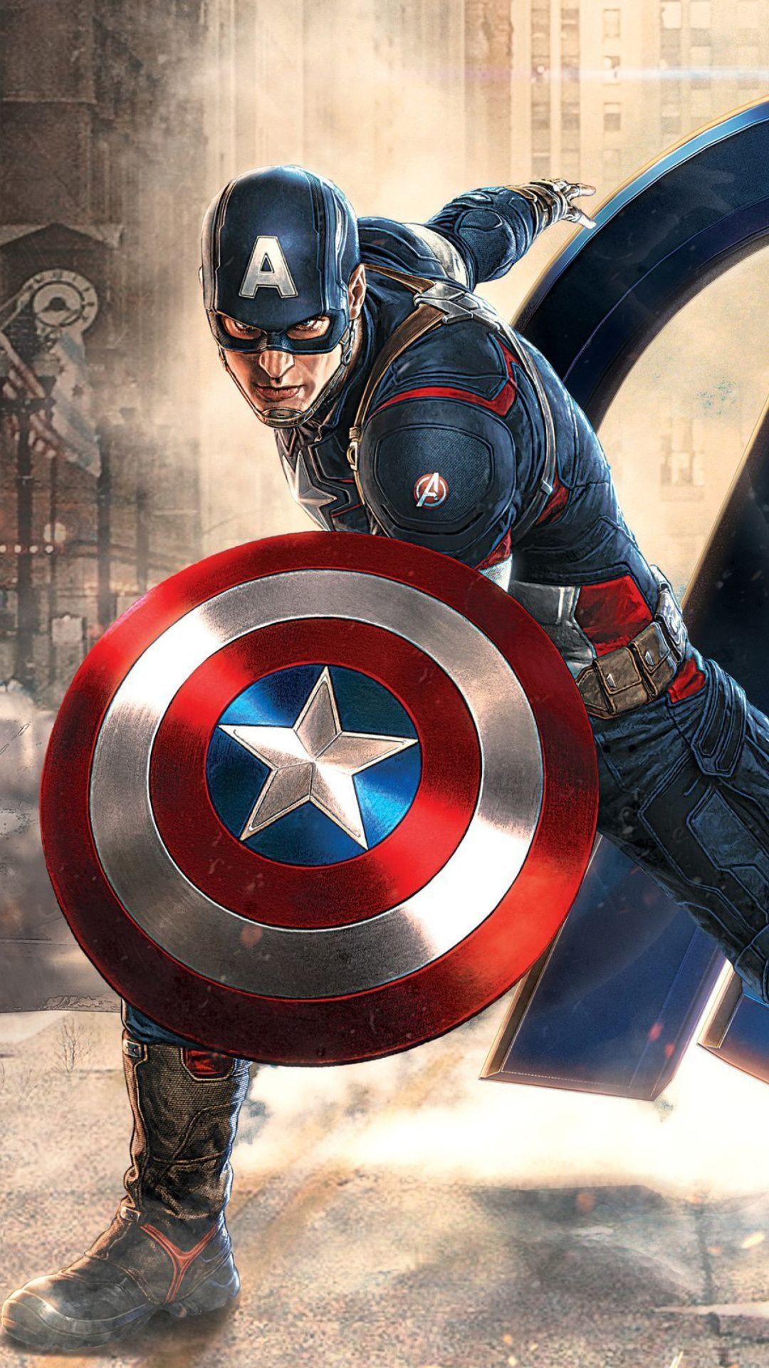 1080x1920 Captain America iPhone Wallpaper