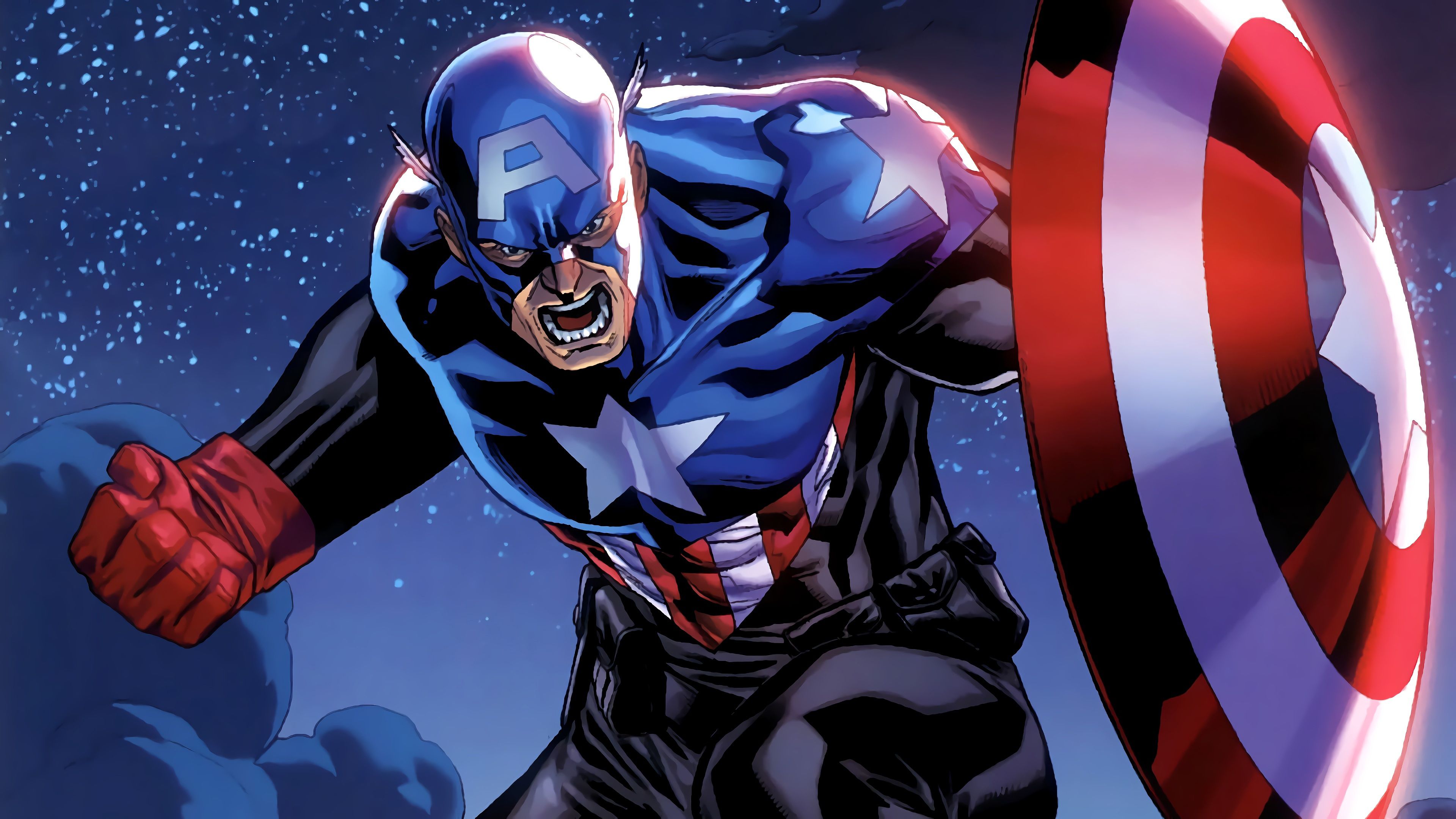 3840x2160 Captain America