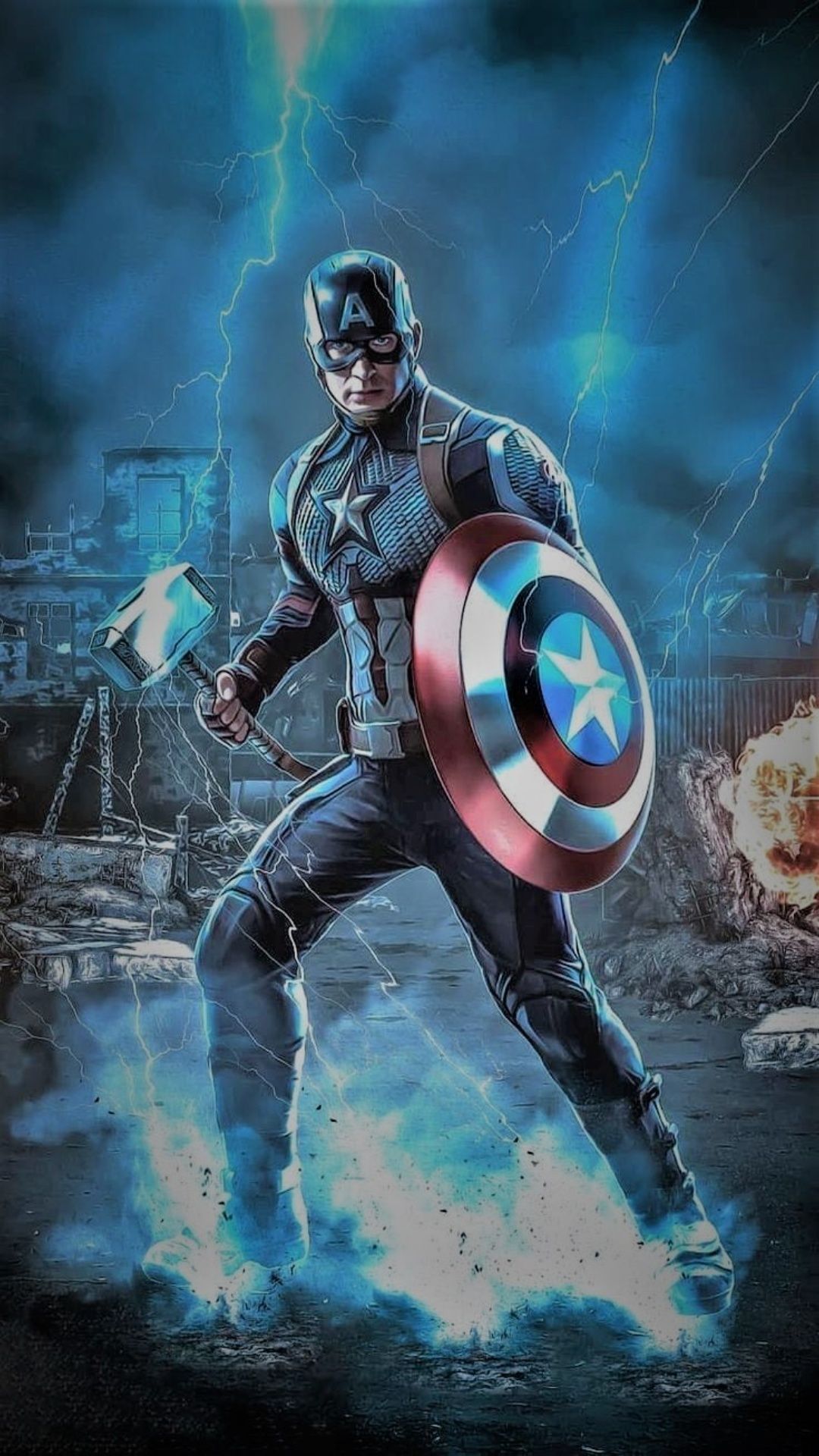1080x1920 Best Aesthetic Captain America Wallpaper [ HQ ]