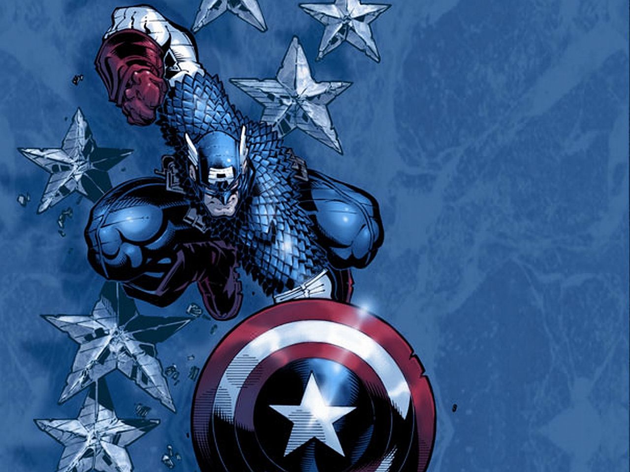 1280x960 Desktop wallpaper: Comics, Captain America 4K free download for PC. 1444106