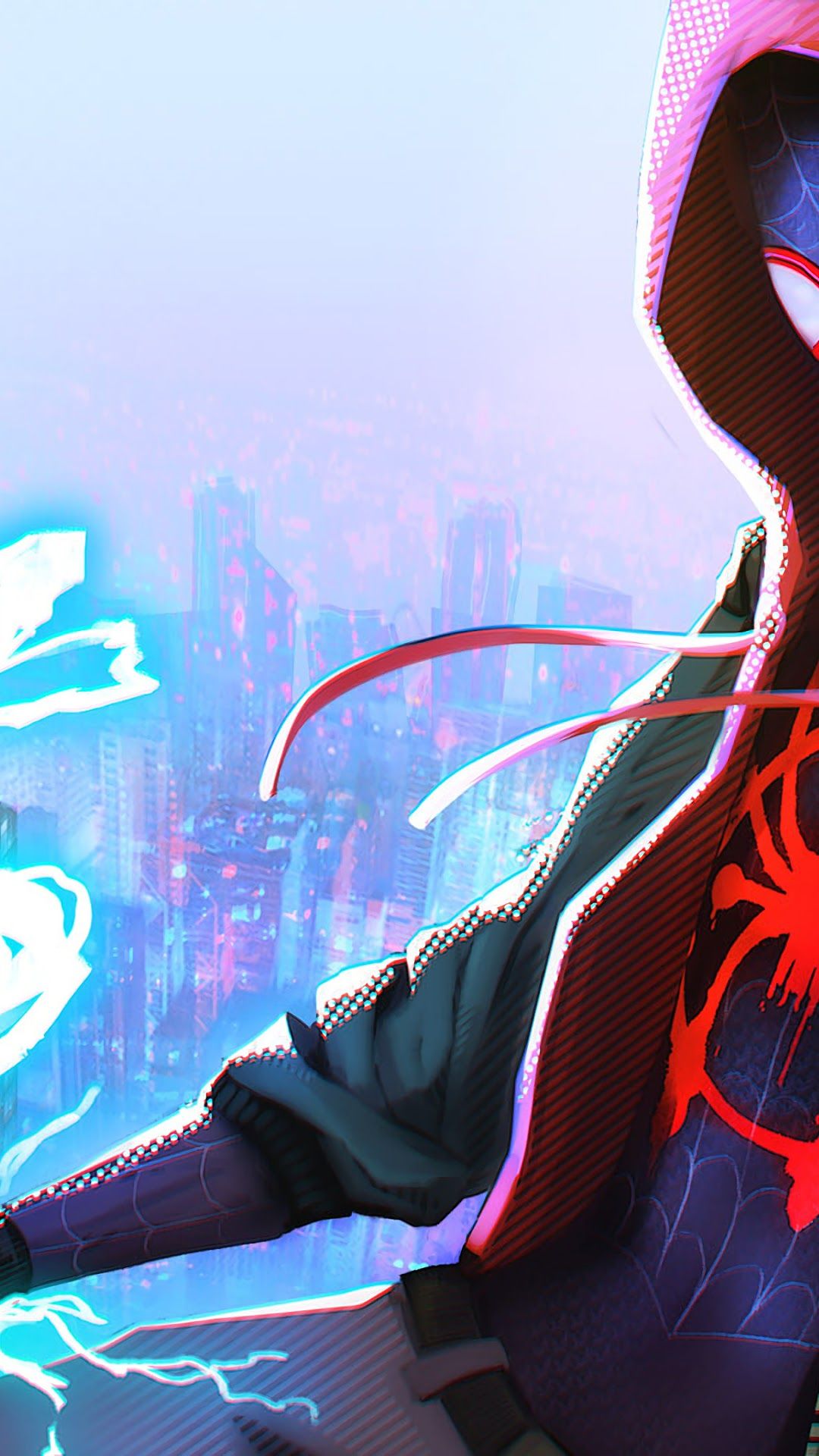 1080x1920 Spider Verse Leap Of Faith Wallpaper