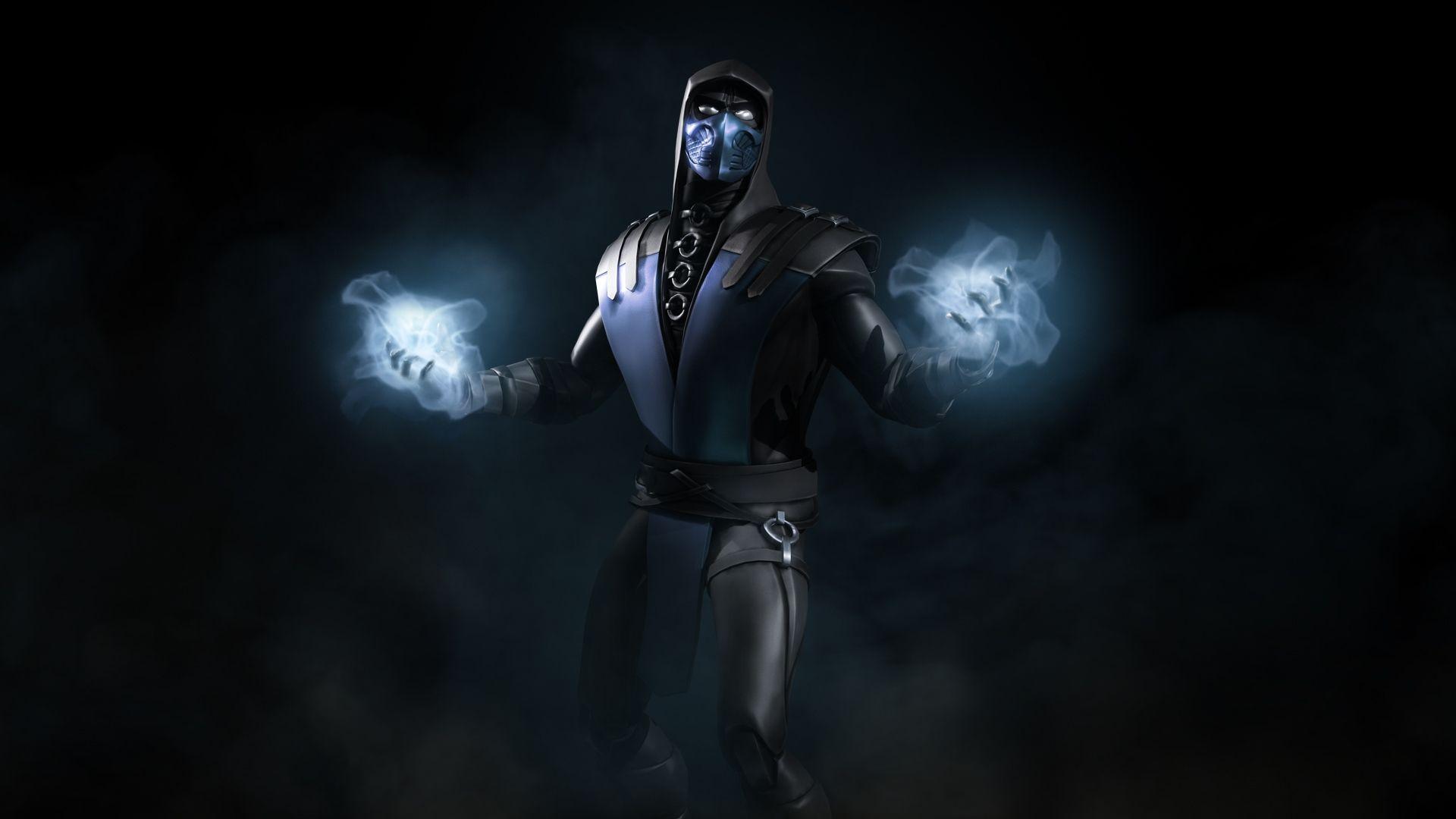 1920x1080 Mortal Kombat X Blue Steel Sub Zero HD wallpaper