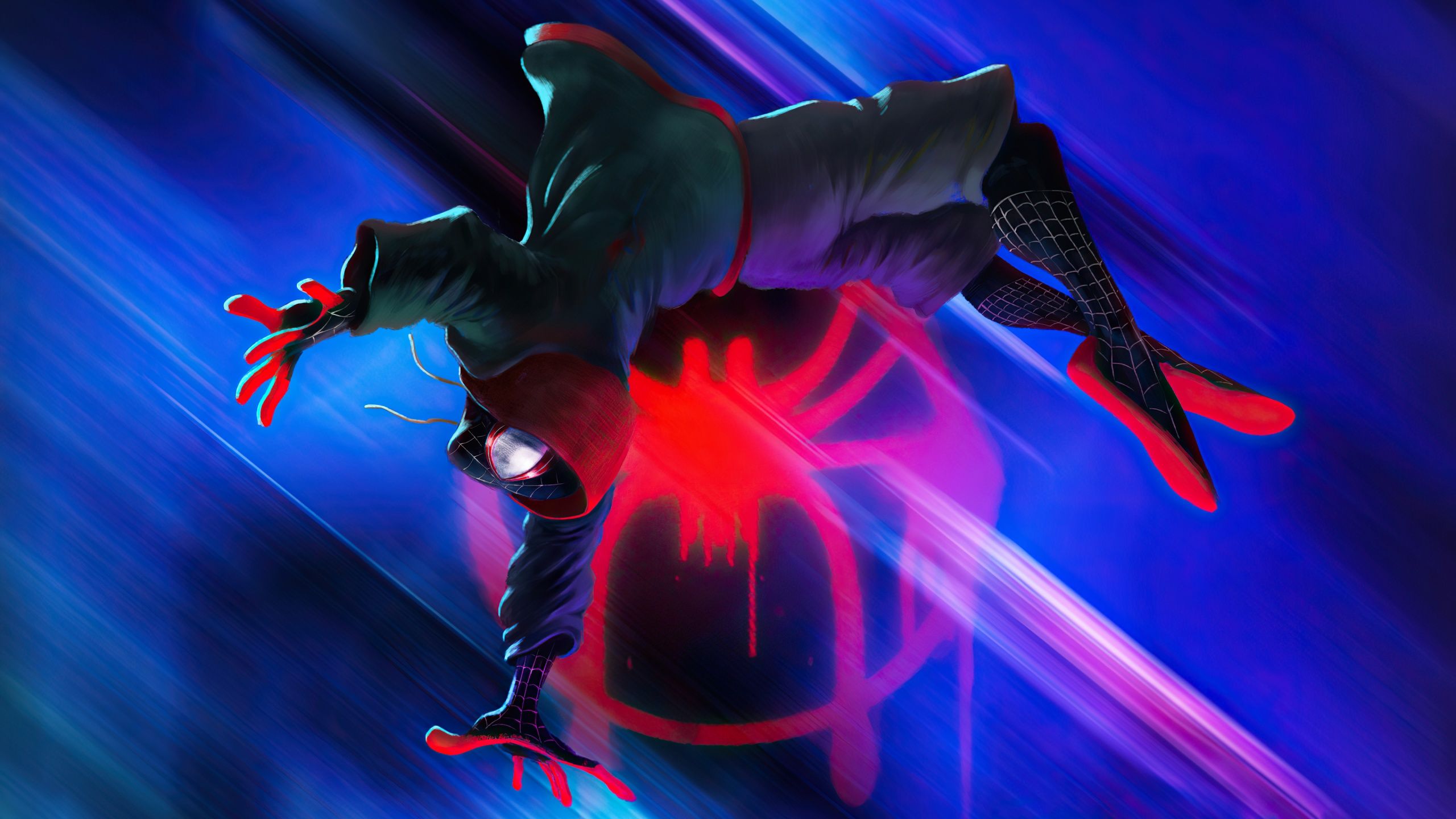 2560x1440 Miles Morales Wallpaper 4K, Spider Man: Into The Spider Verse